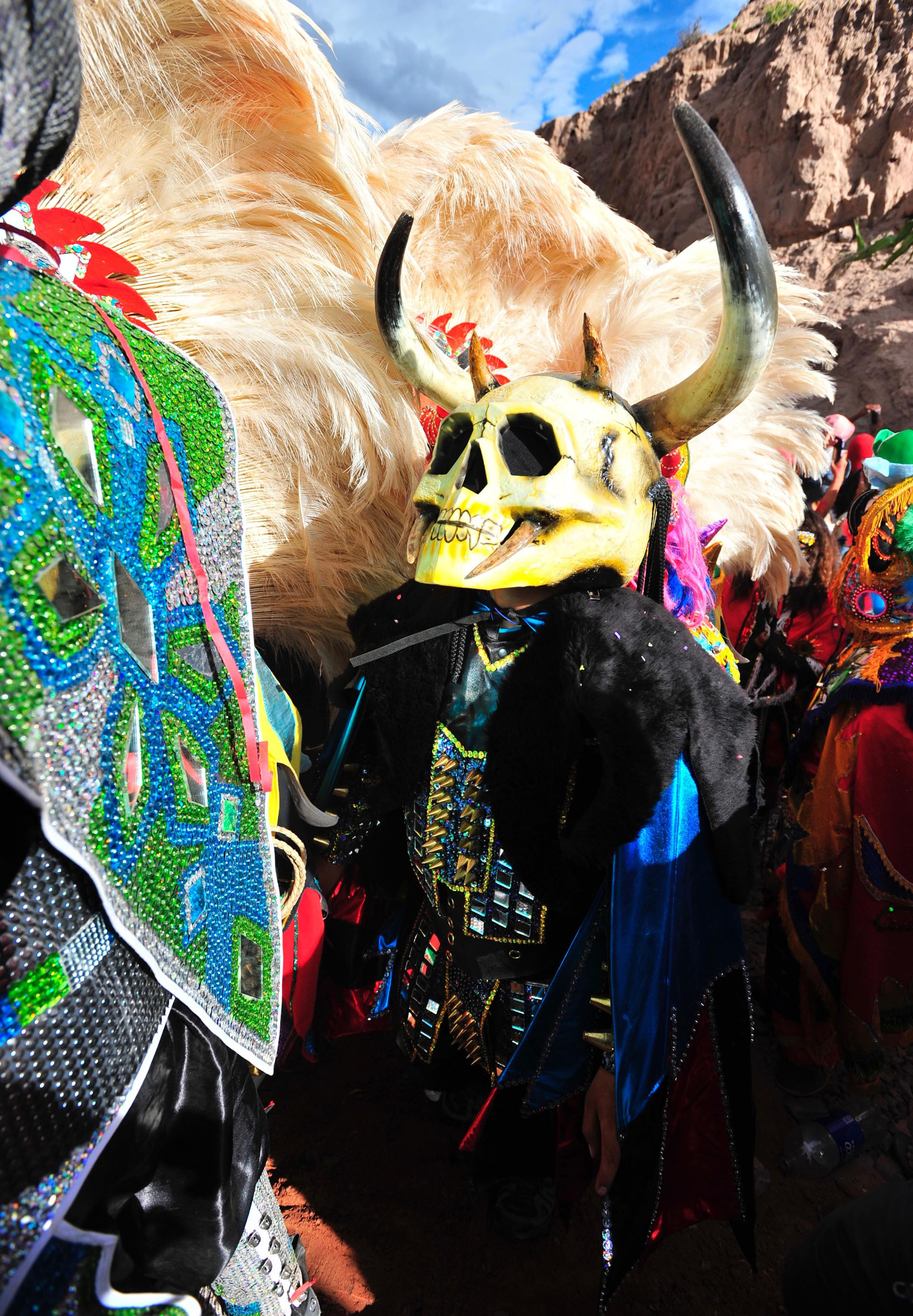 En la localidad de Maimará, ubicada también en la Quebrada de Humahuaca, la ceremonia se lleva a cabo en el Cerro Negro