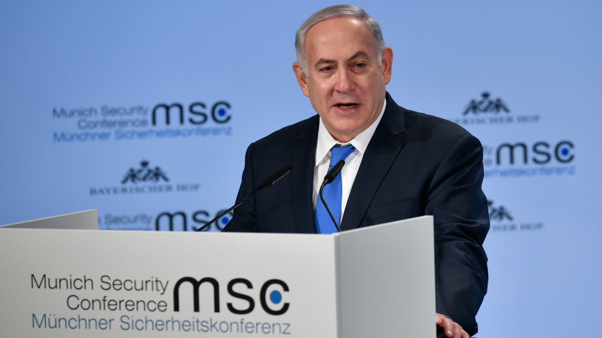 El mandatario advirtió sobre el apaciguamiento de Irán durante la Conferencia Internacional de Seguridad en Múnich, Alemania (AFP)