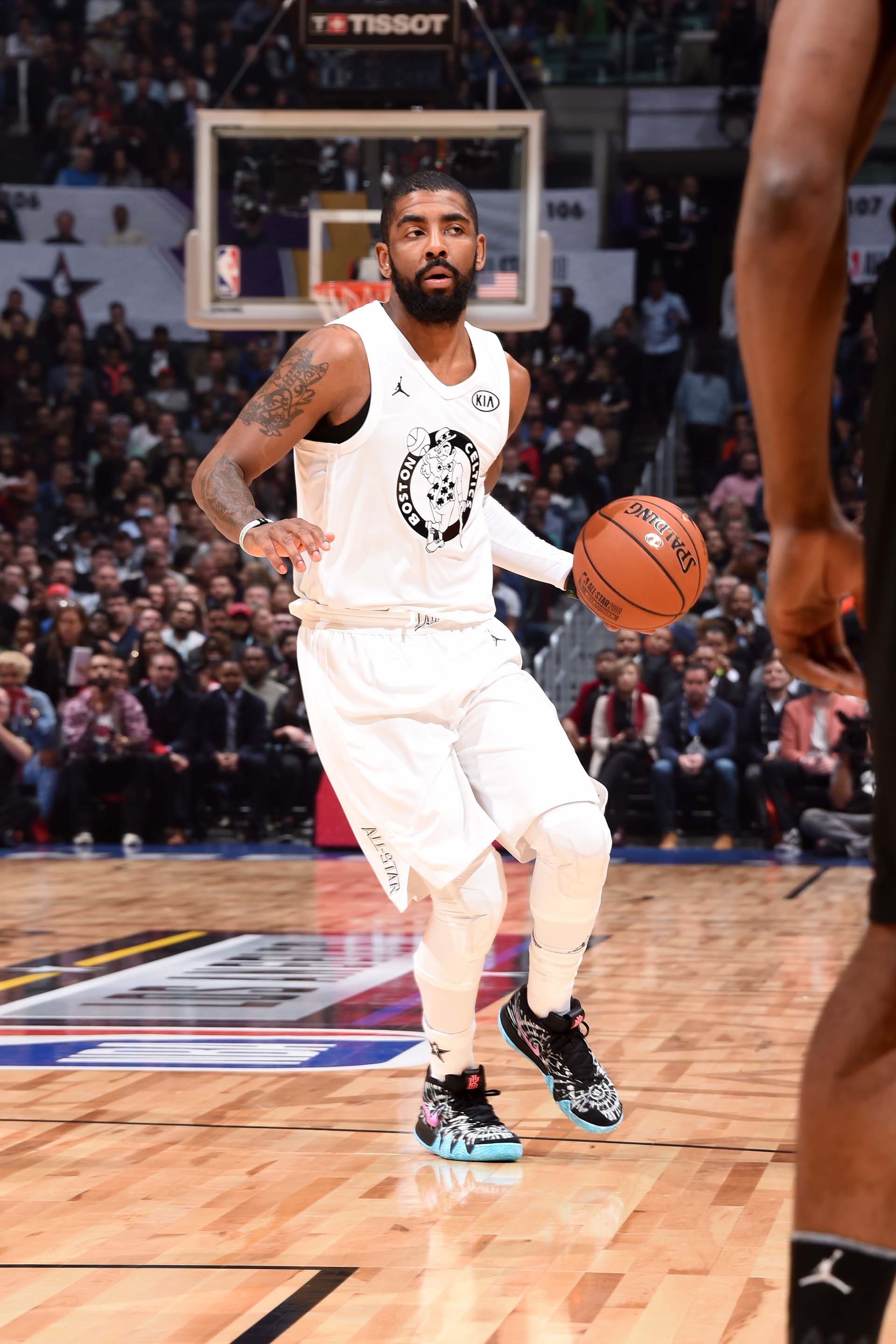 Kyrie Irving del equipo de LeBron James