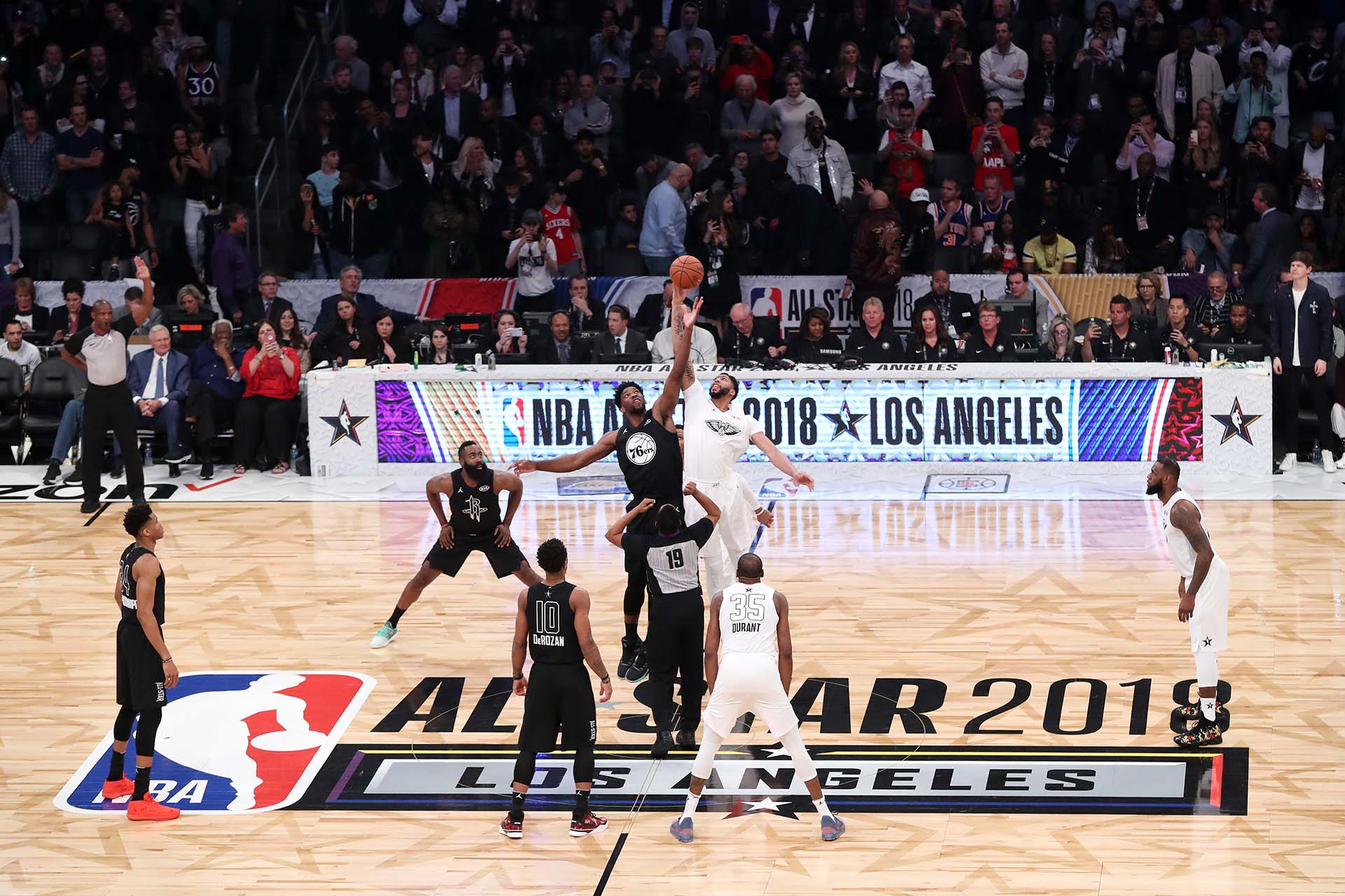 El inicio del All Star Game 2018