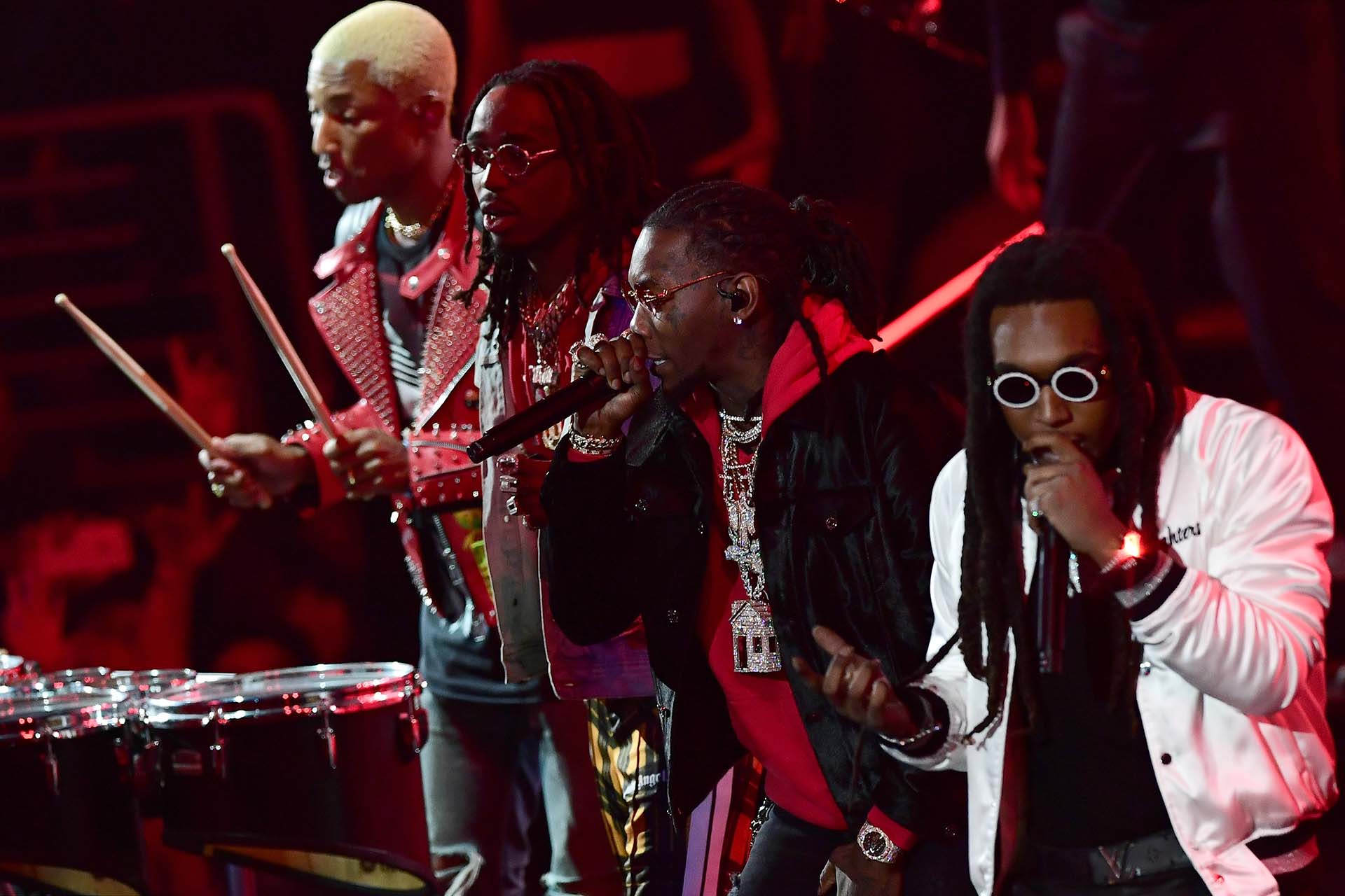 Migos canta en el show del All Star Game