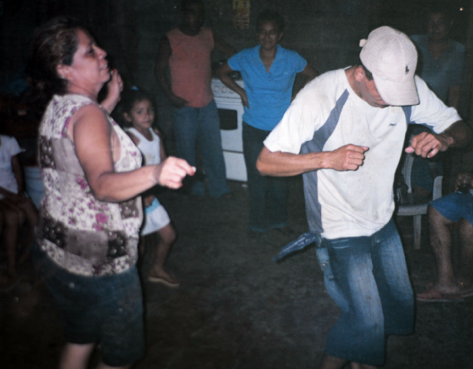 Lanzas, en un evento familiar antes del arresto