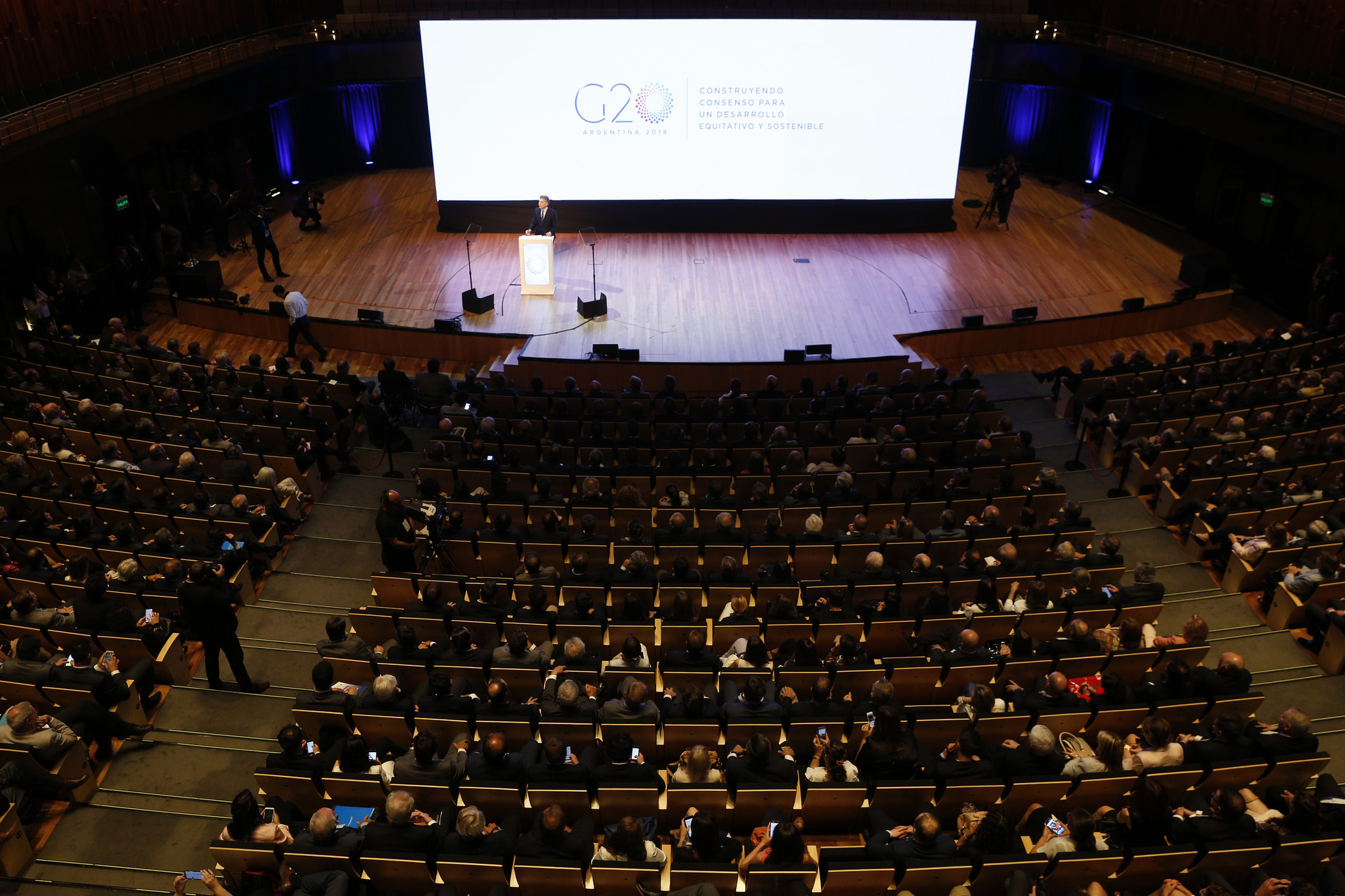 Mauricio Macri, durante la presentación del G20 en Argentina (Foto: G20)