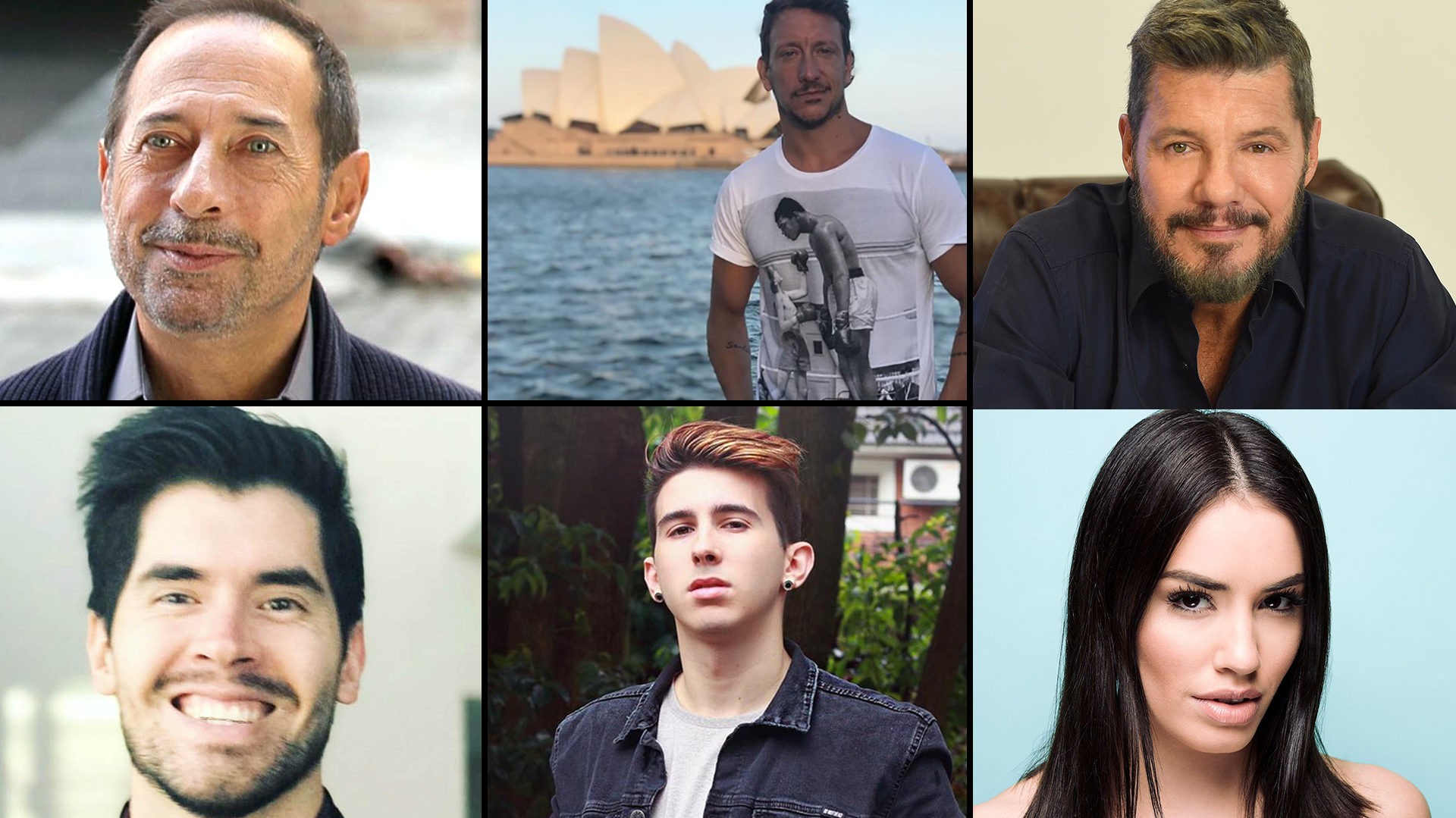 Los seis personajes más influyentes para los jóvenes argentinos