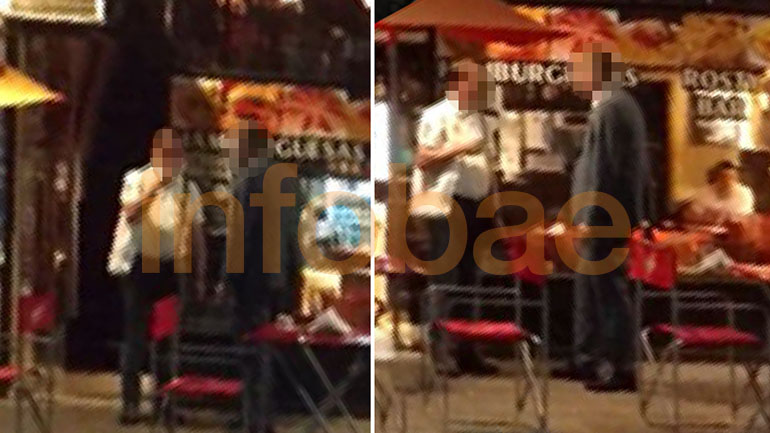 Octubre de 2017, Buenos Aires. El “señor K”, de camisa blanca, conversa en un bar céntrico con un diplomático ruso al que intenta convencer para su plan narco