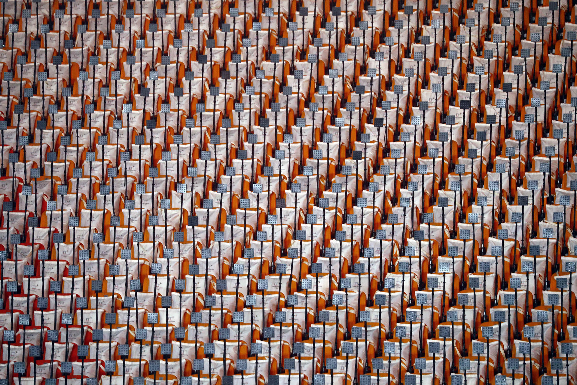 Las tribunas del Pyeongchang Olympic Stadium