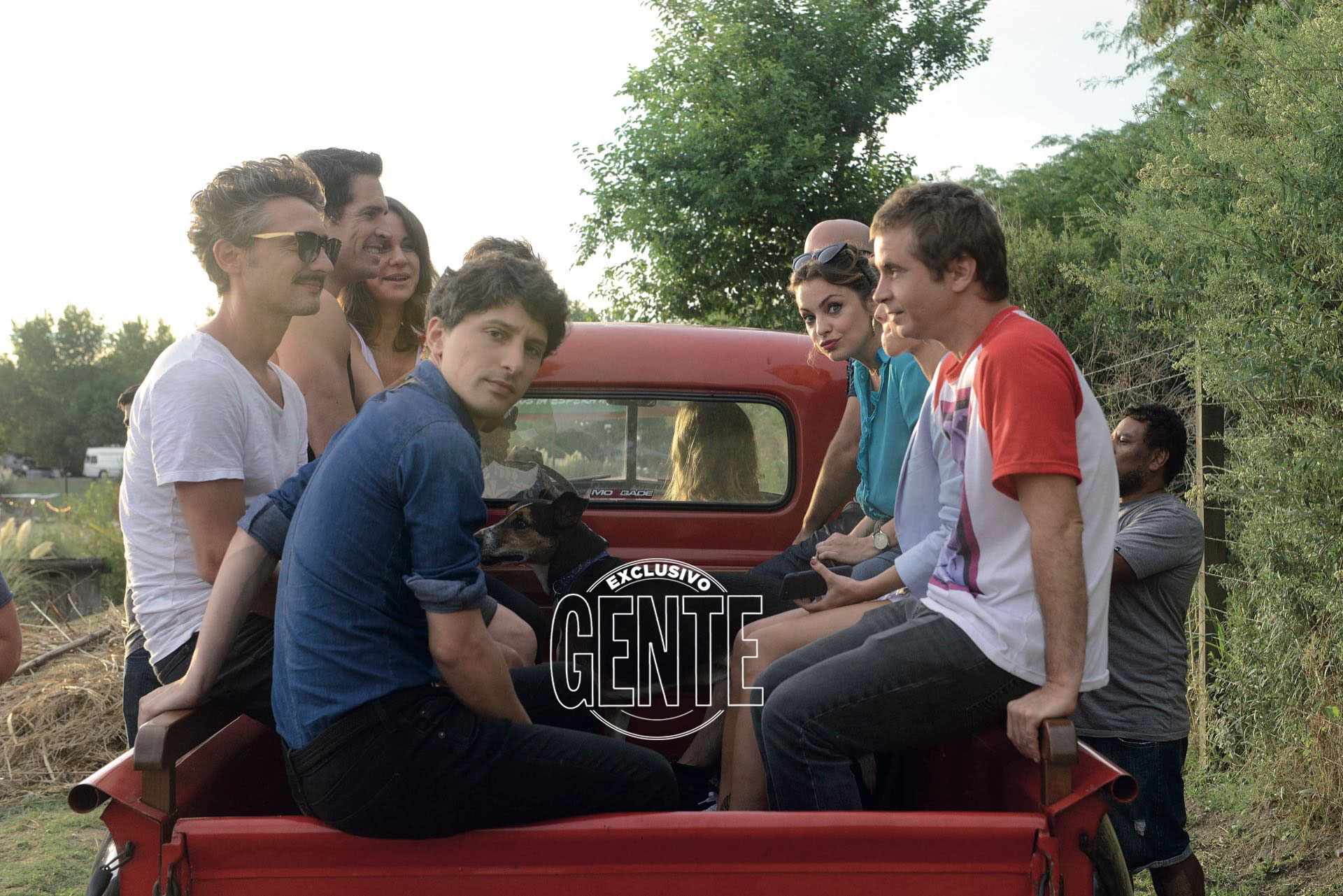 Los chicos, además, volvieron a viajar en la famosa pick up Chevrolet 3100 roja que usaron para la tira, y los recuerdos afloraron.