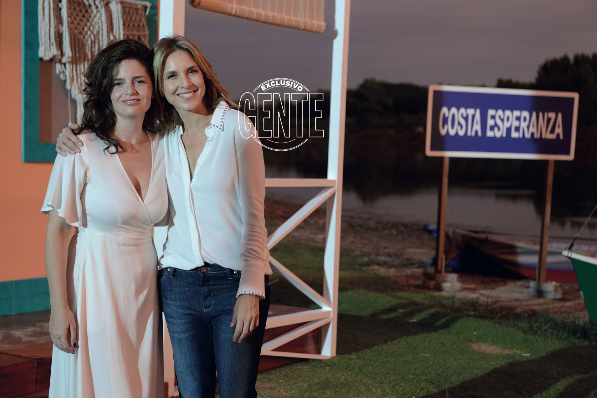 Carla Peterson y Romina Ricci se pusieron al día.