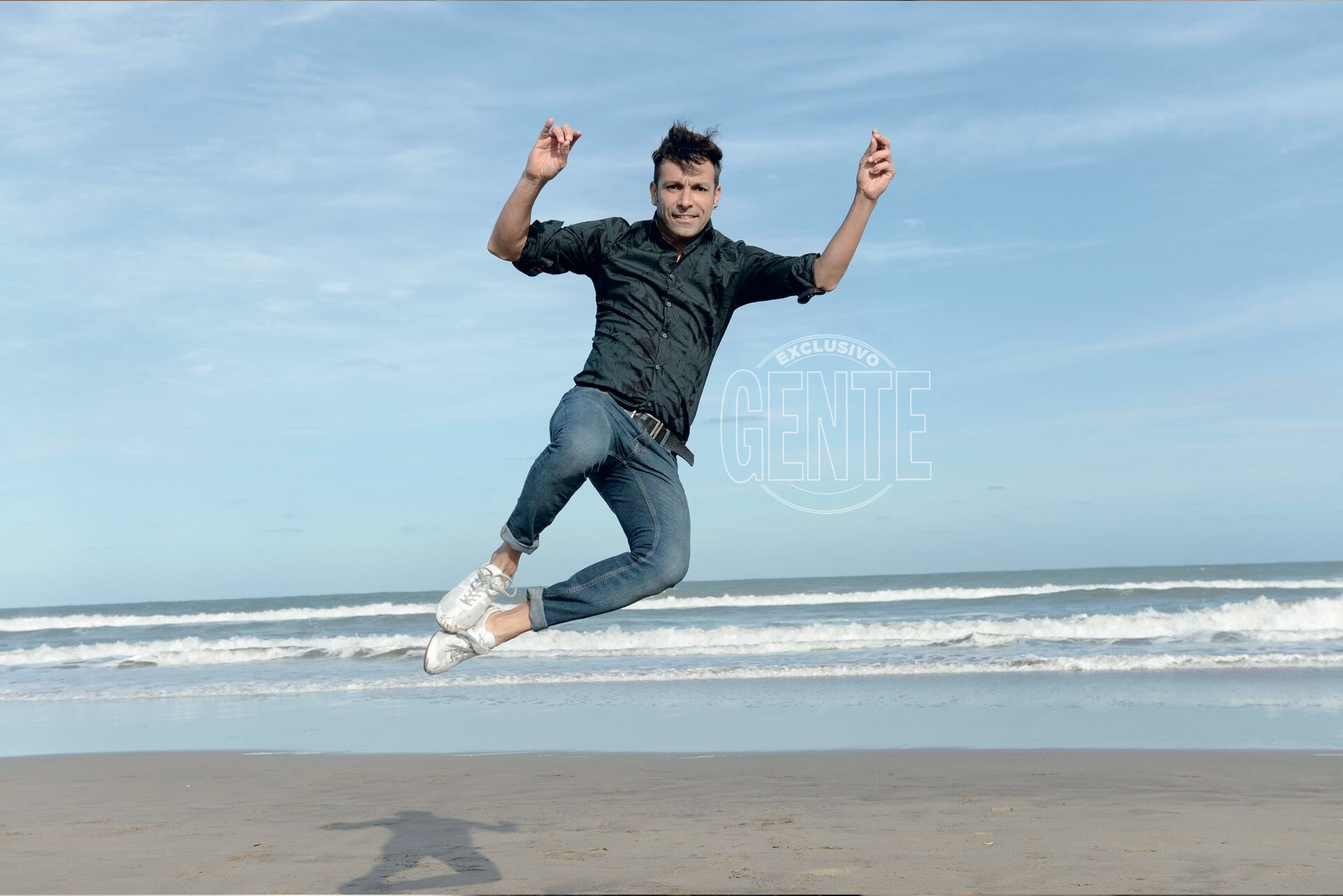 Martin Bossi en Mar del Plata (Fotos Diego García/GENTE)