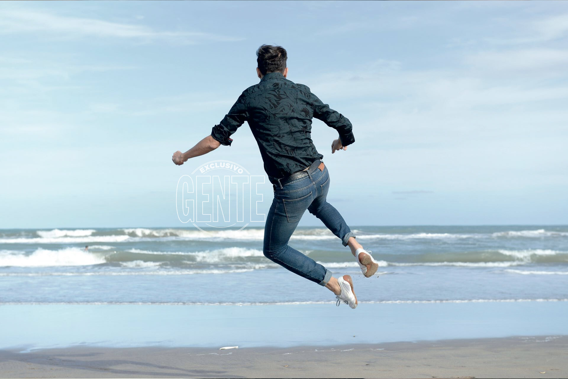 Martin Bossi en Mar del Plata (Fotos Diego García/GENTE)
