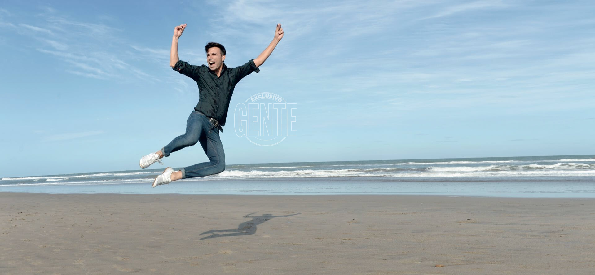 Martin Bossi en Mar del Plata (Fotos Diego García/GENTE)