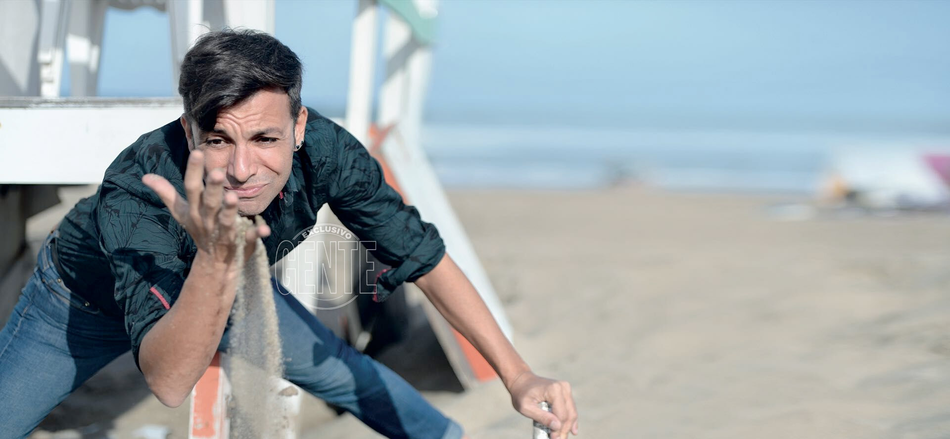 Martin Bossi en Mar del Plata (Fotos Diego García/GENTE)