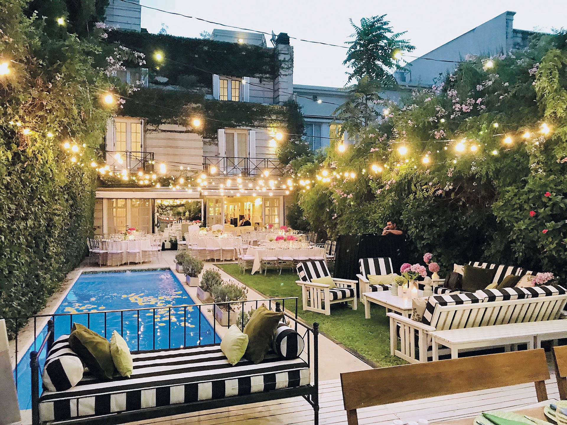 Otra vista de la ambientación (Foto Fabián Uset/GENTE)