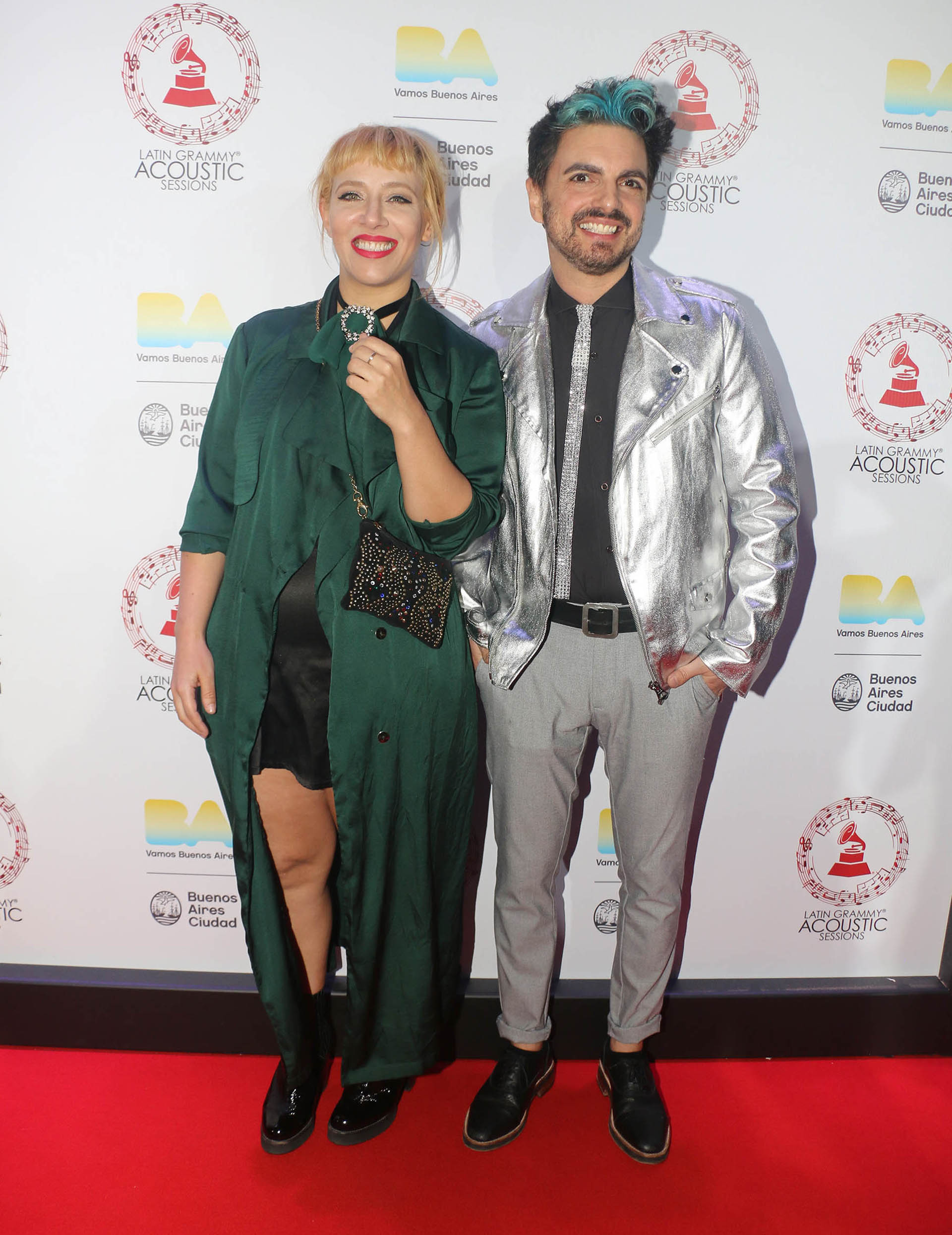Juliana Gattas y Ale Sergi