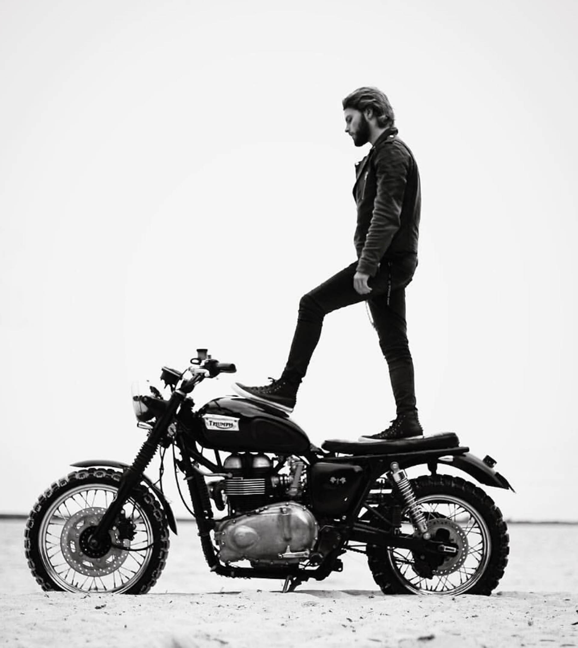 Luca y toda la familia son fanáticos de las motos