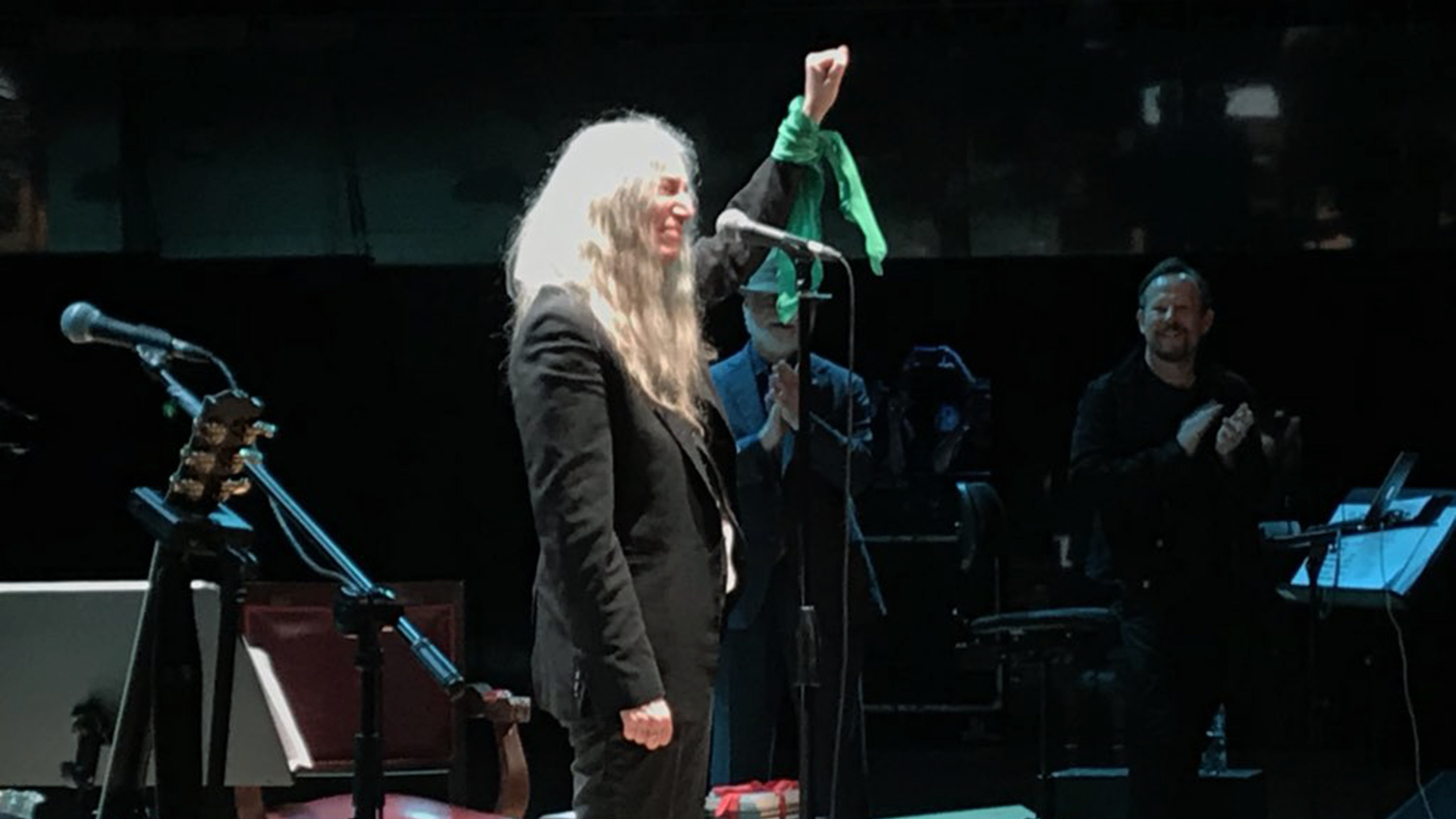 Patti Smith en el cierre de su primera noche mágica en el CCK (@ManuBuscalia)