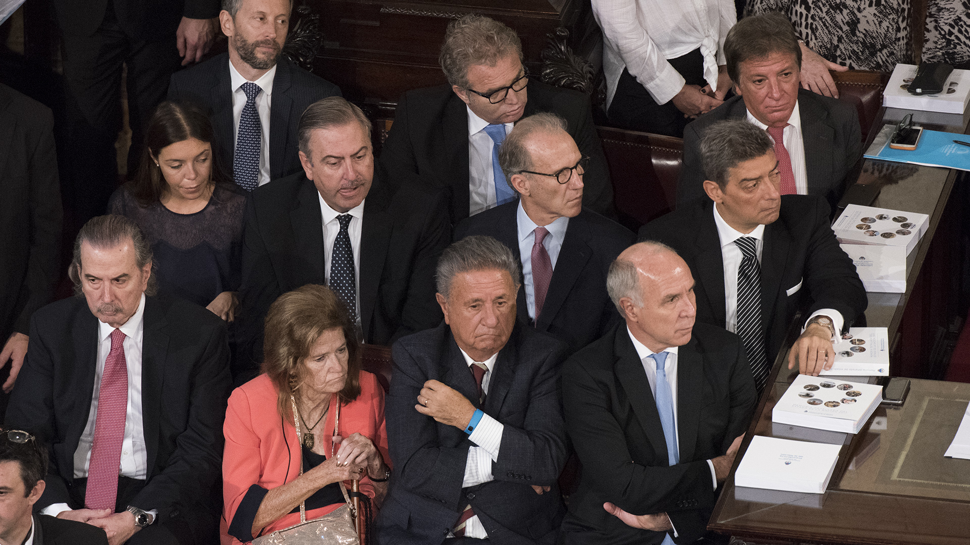 El palco de la Corte Suprema