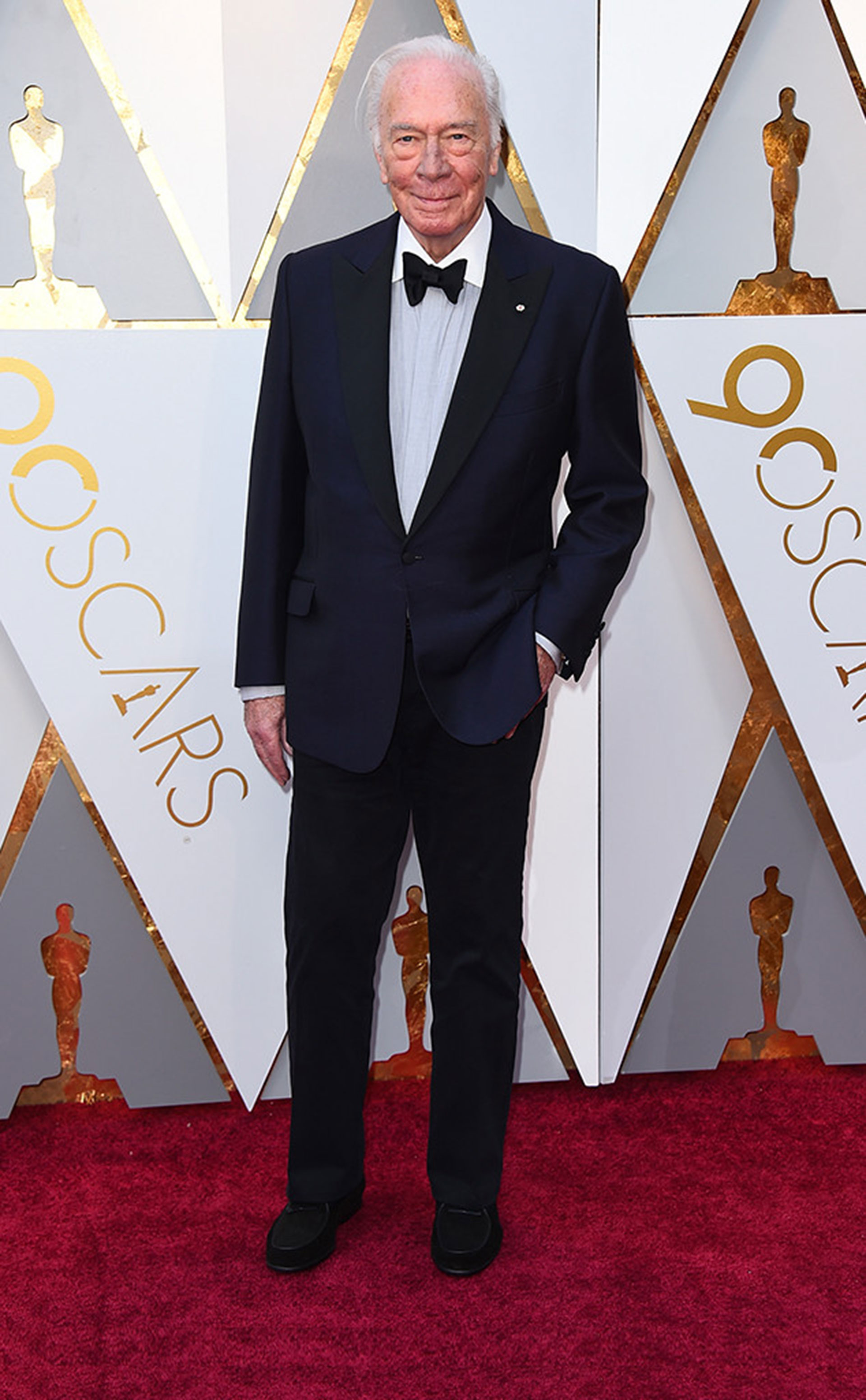 Christopher Plummer , clásico y elegante (Foto gentileza E!)