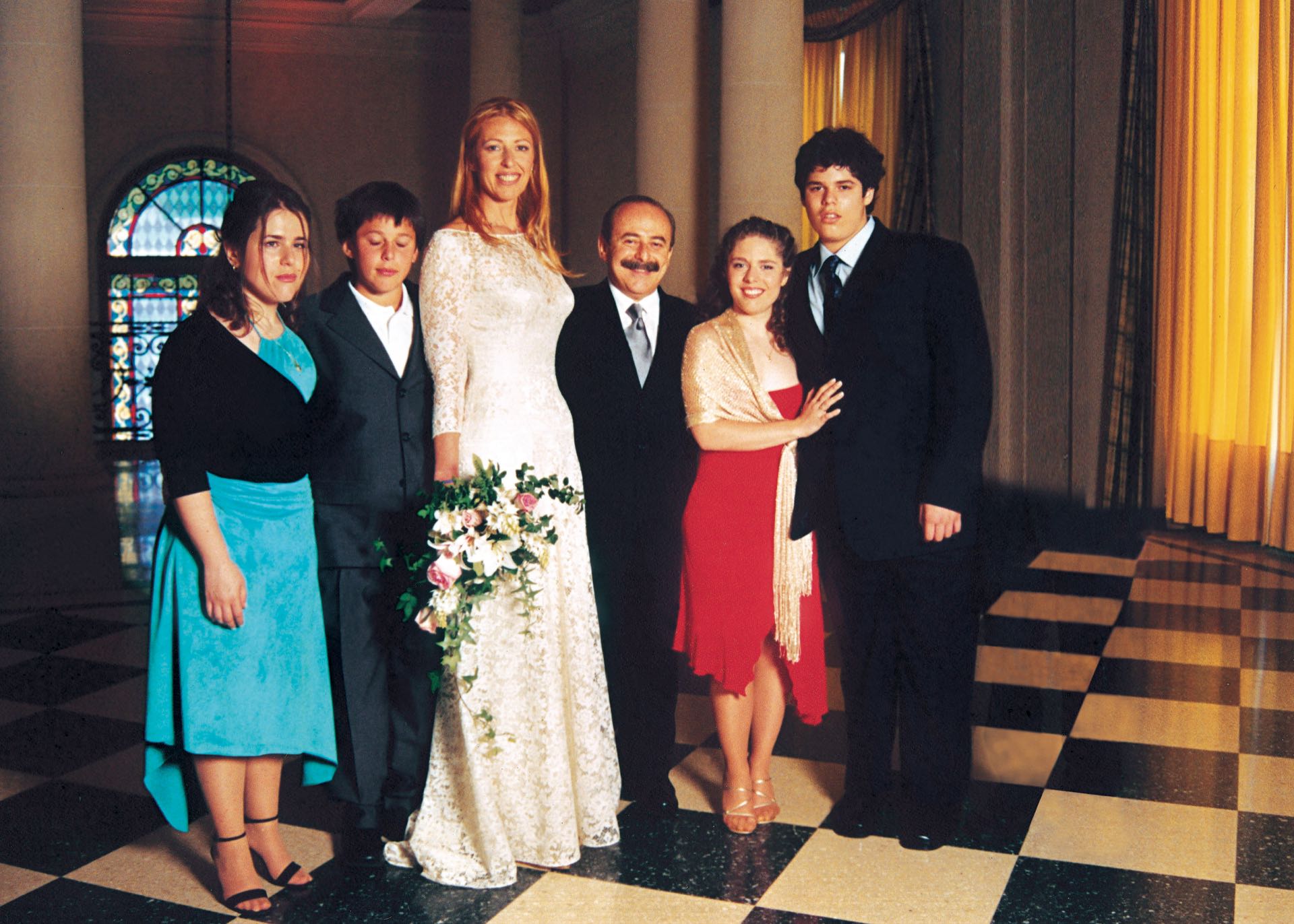 Después de quince años de convivencia, en 2001 finalmente se casaron. Un sueño cumplido. (Foto Archivo GENTE)