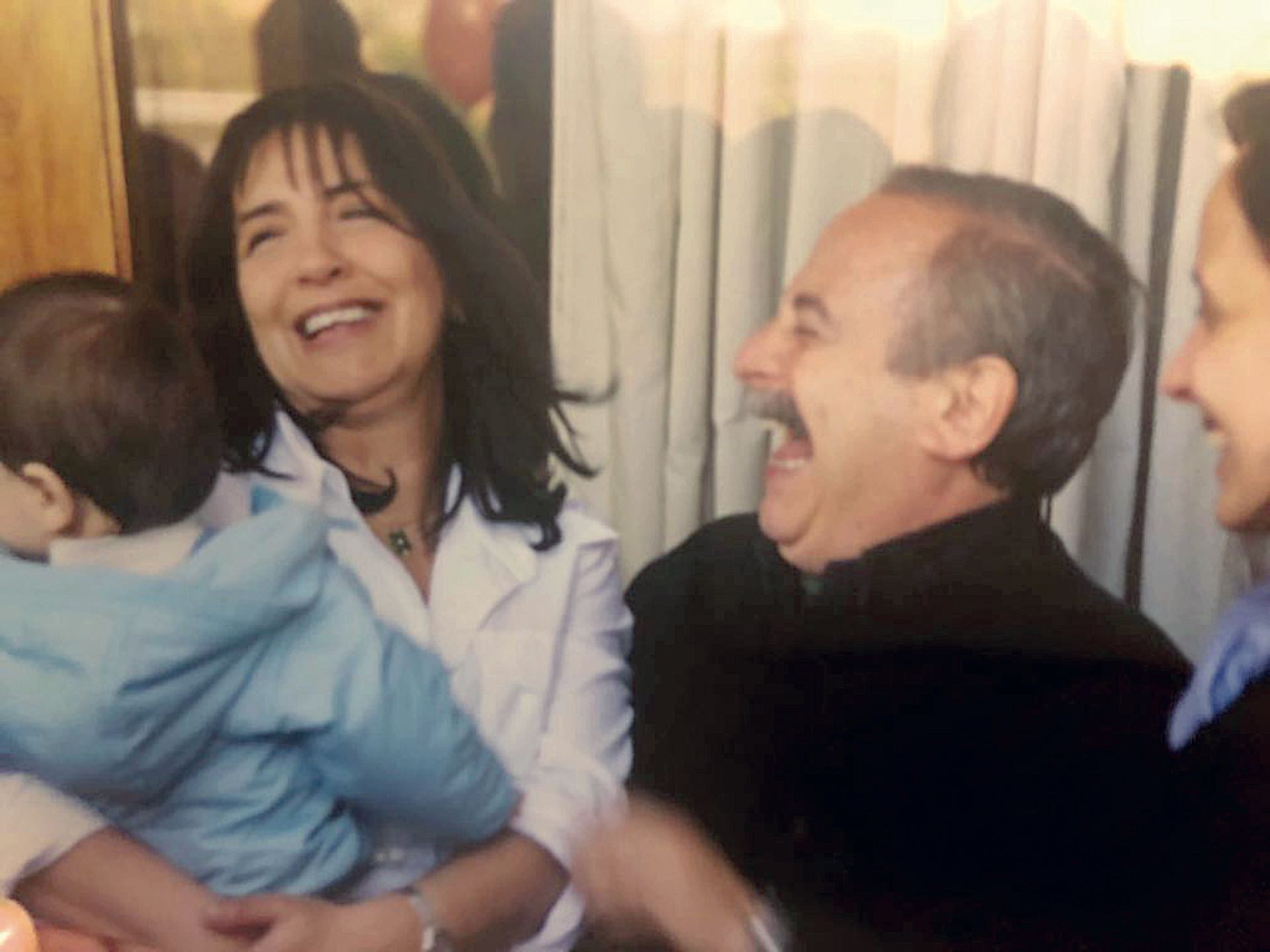 Junto a la Negra Vernaci, gran amiga. (Foto Archivo GENTE)