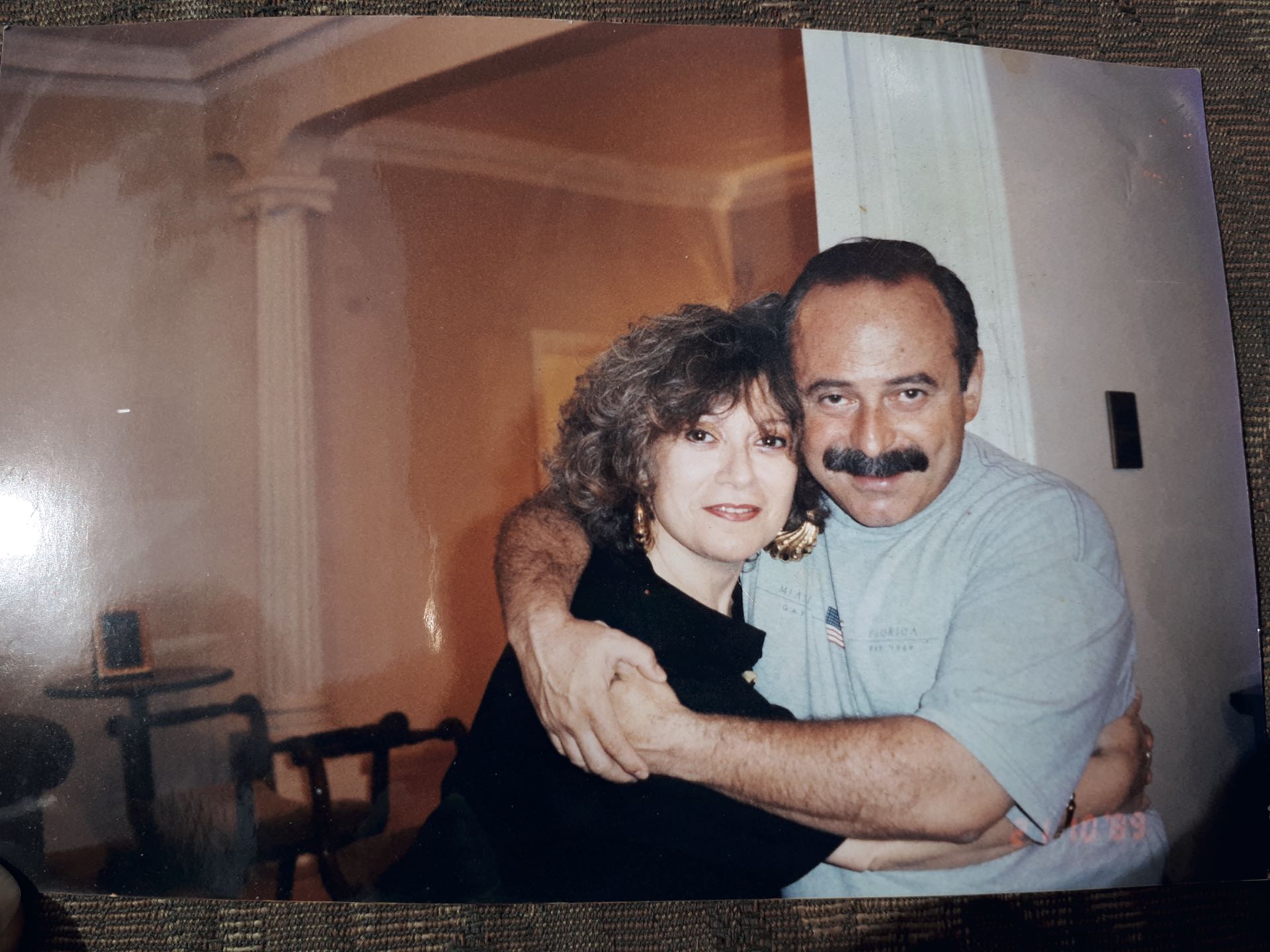 Con su hermana mayor, Mirta, siempre fueron muy cercanos. (Foto Archivo GENTE)