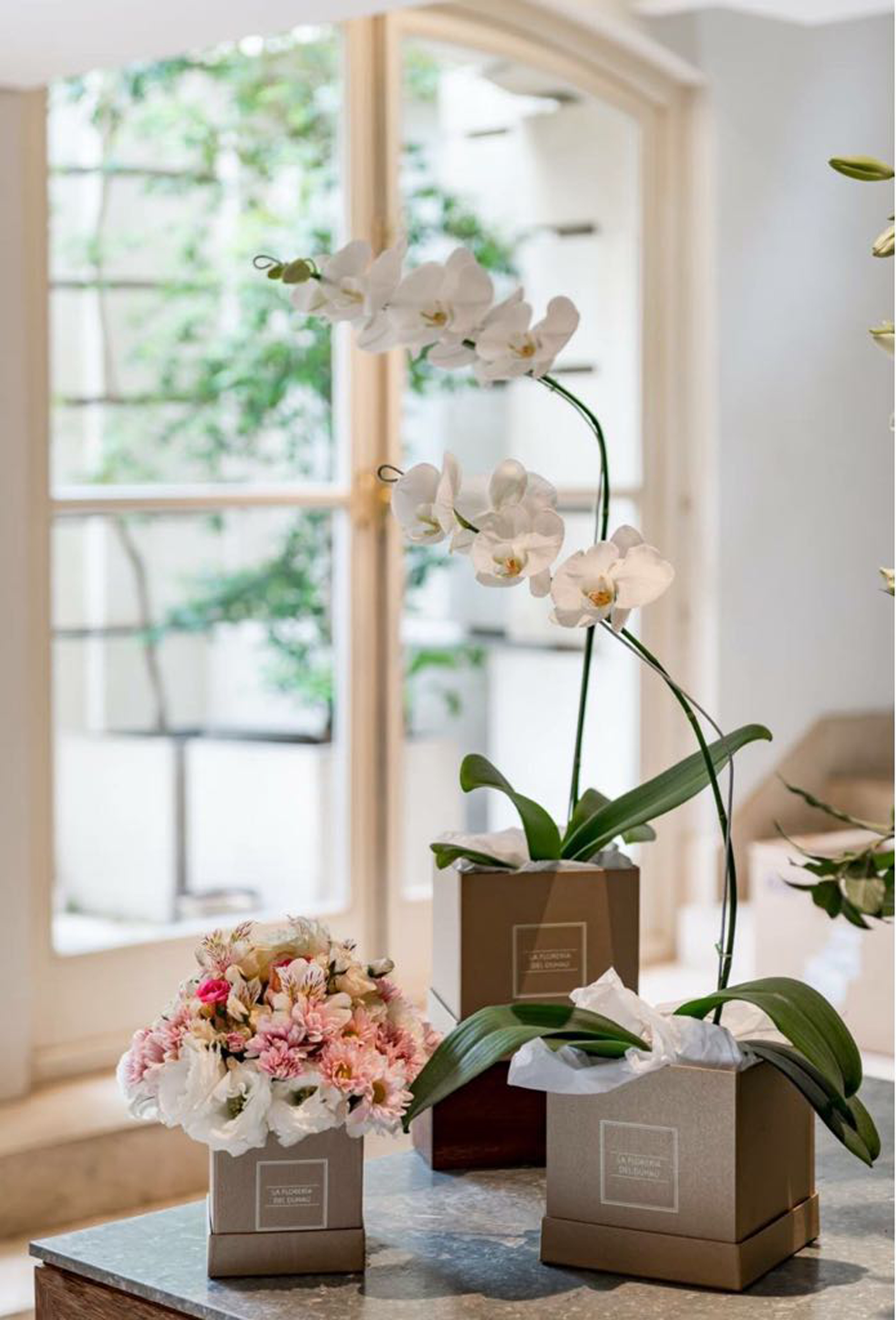 Las orquídeas son las diosas indiscutibles del ‘floral art’ más sublime (La Florería del Duhau)