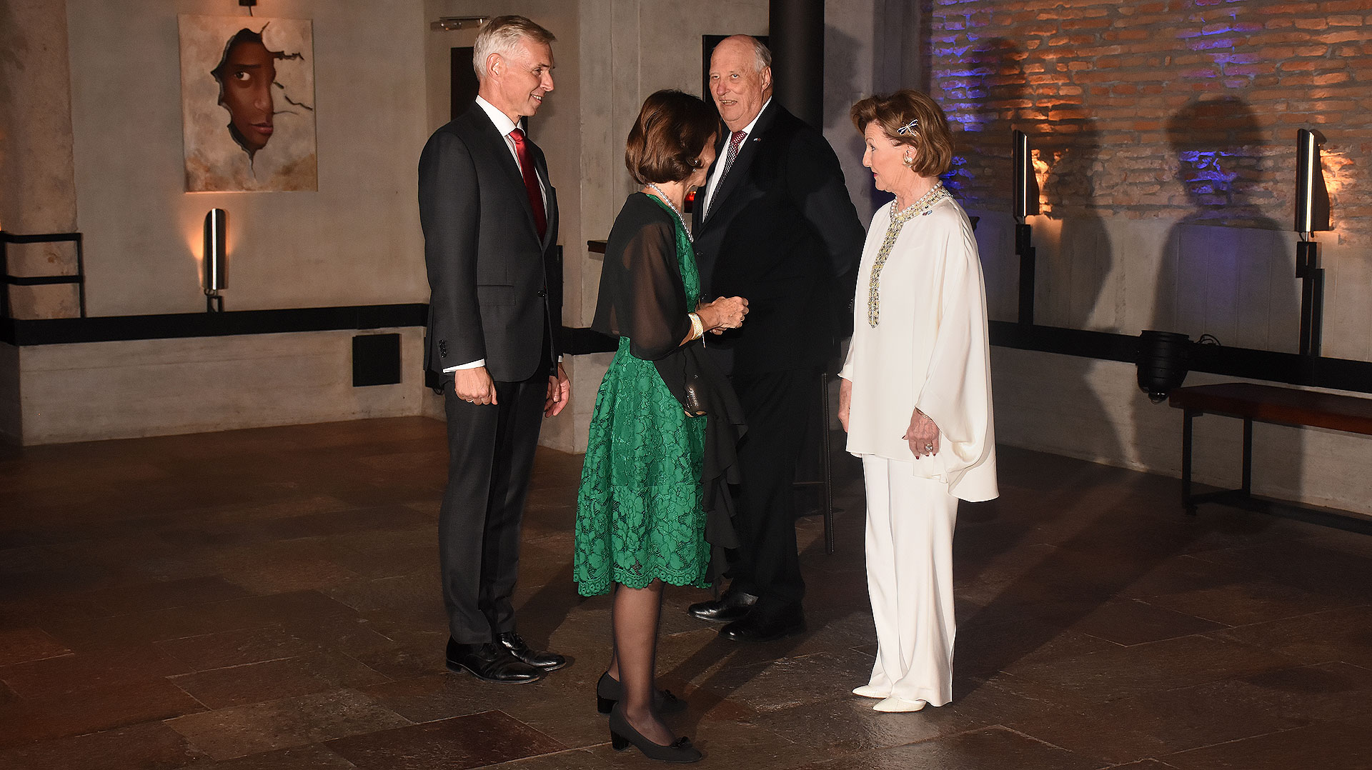 Jostein Leiro, embajador noruego en Argentina junto a su esposa