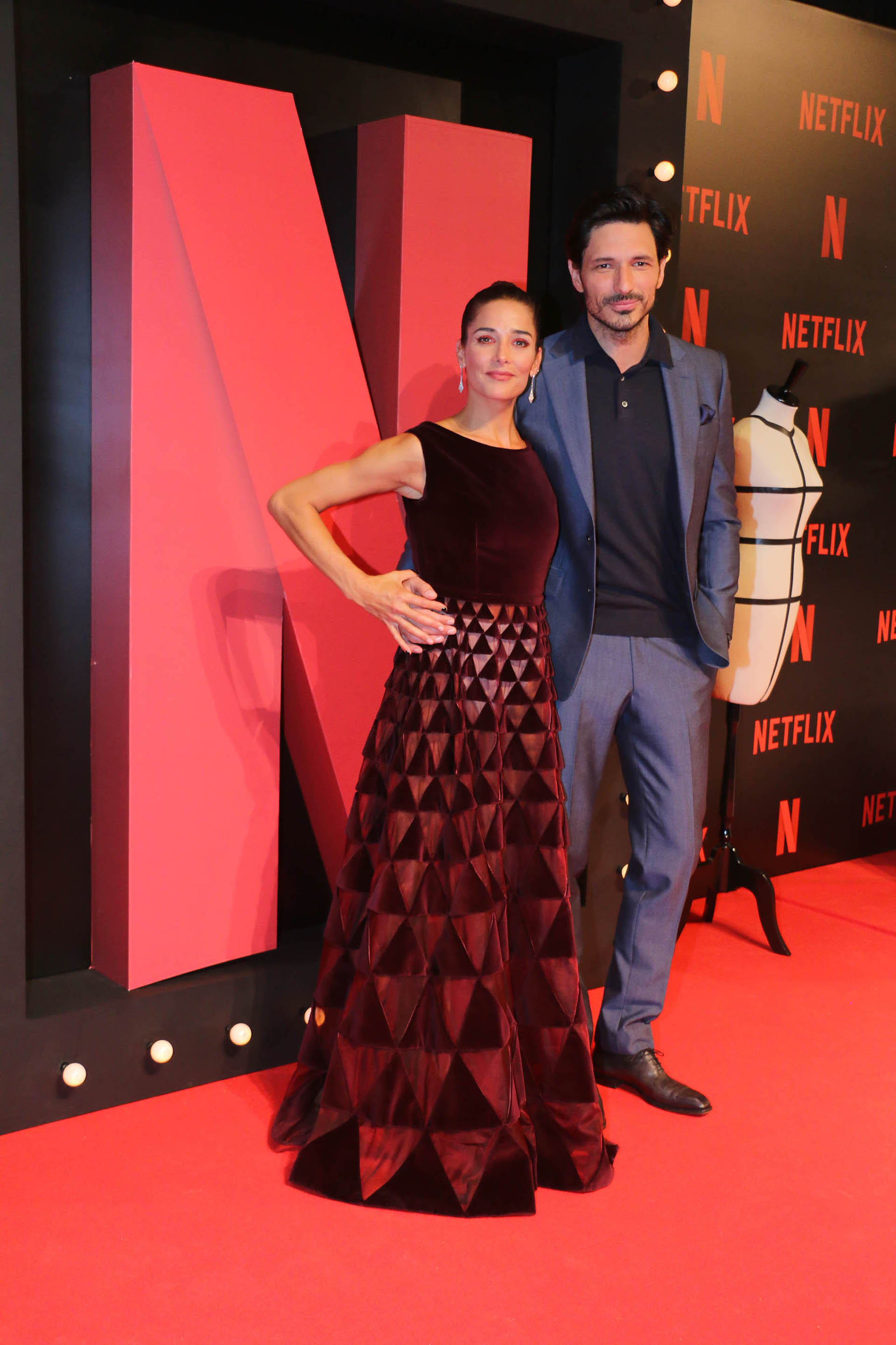 Juana Viale y Andrés Velencoso