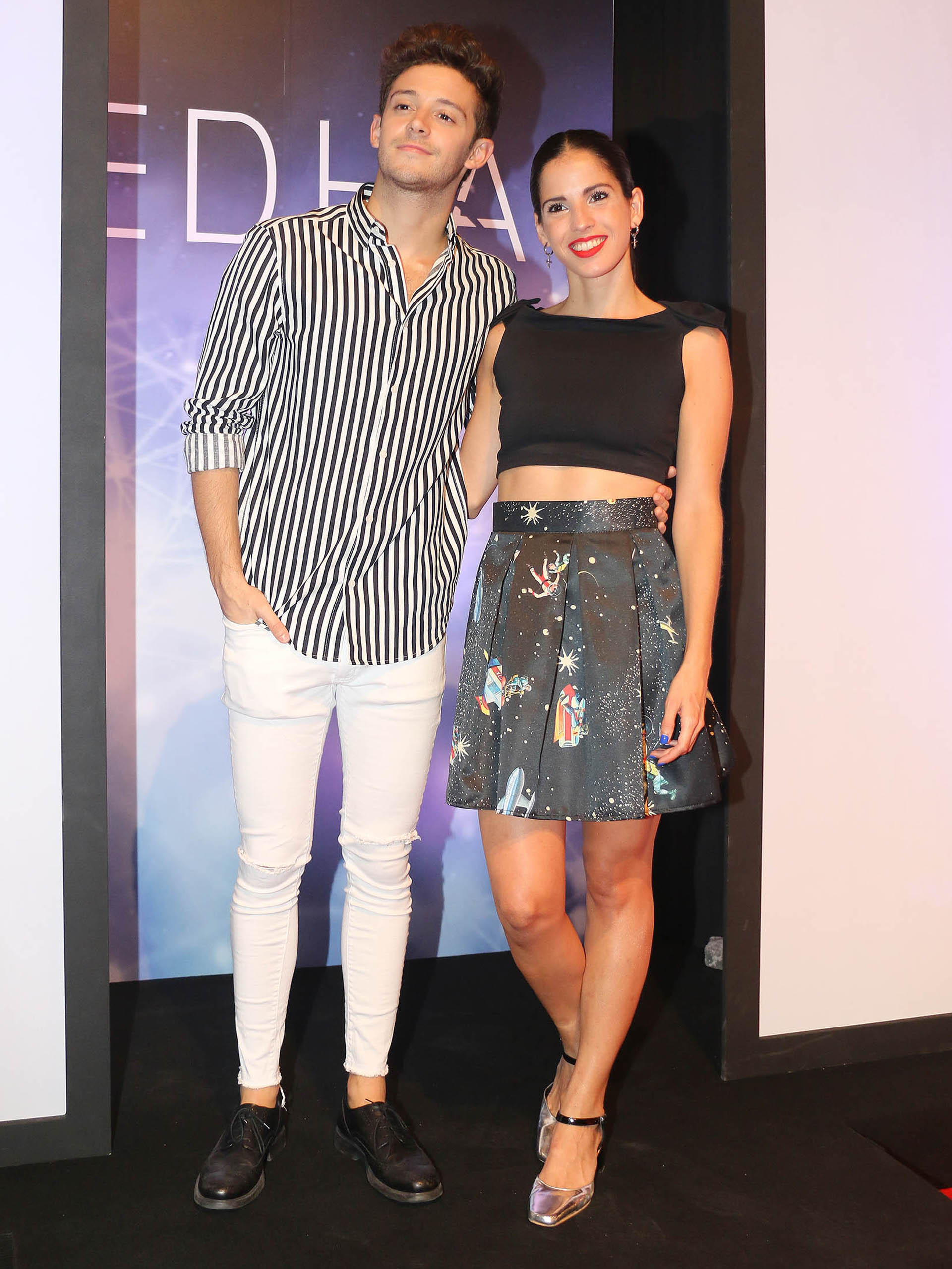 Ruggero Pasquarelli y Cande Molfese