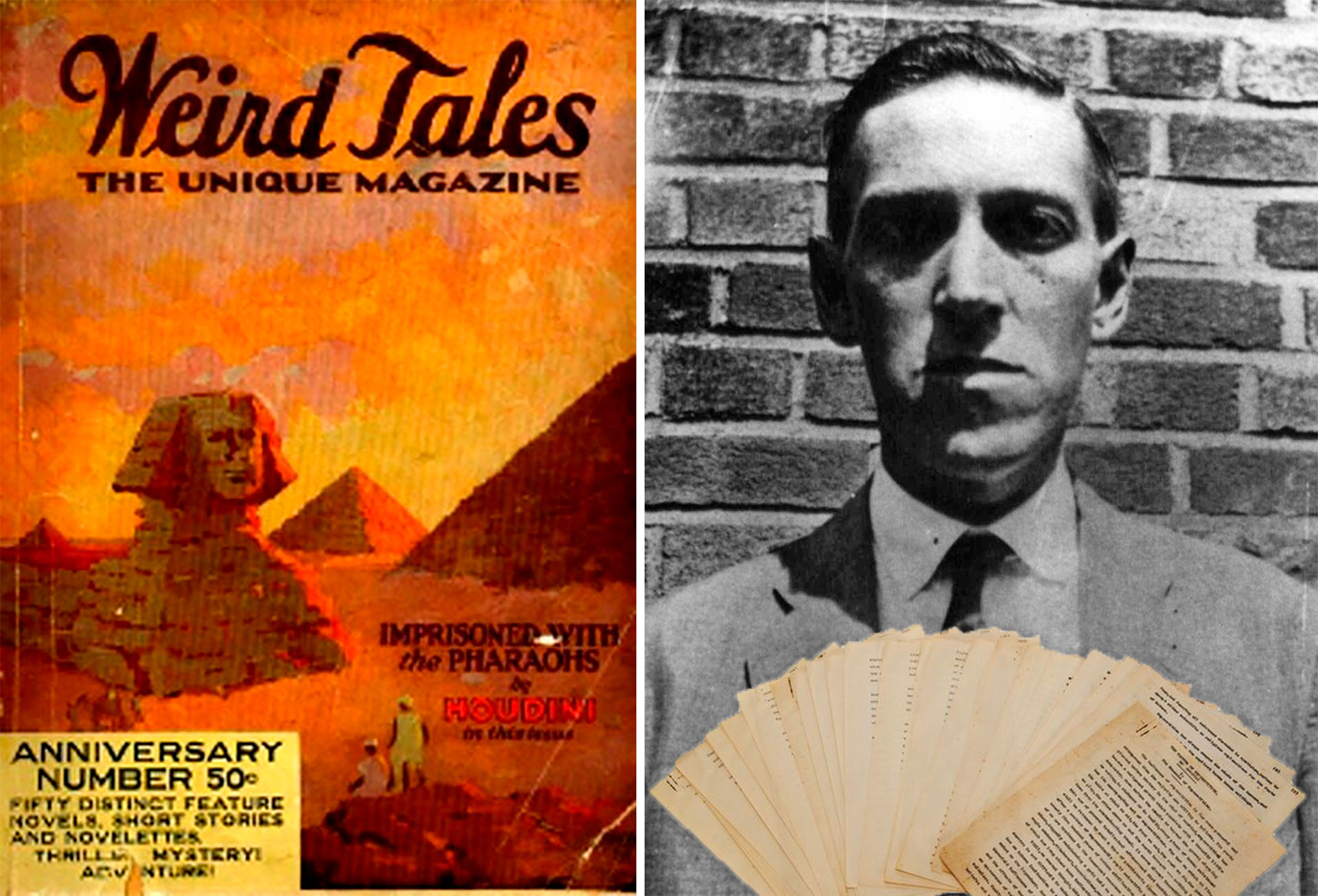 Los trabajos realizados con H.P. Lovecraft