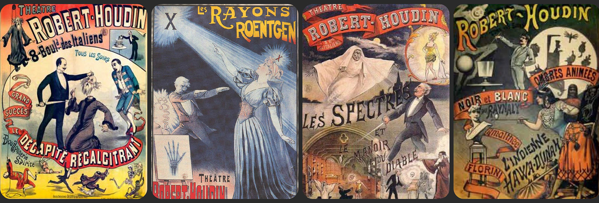 Afiches del padre de la magia moderna, Robert-Houdin