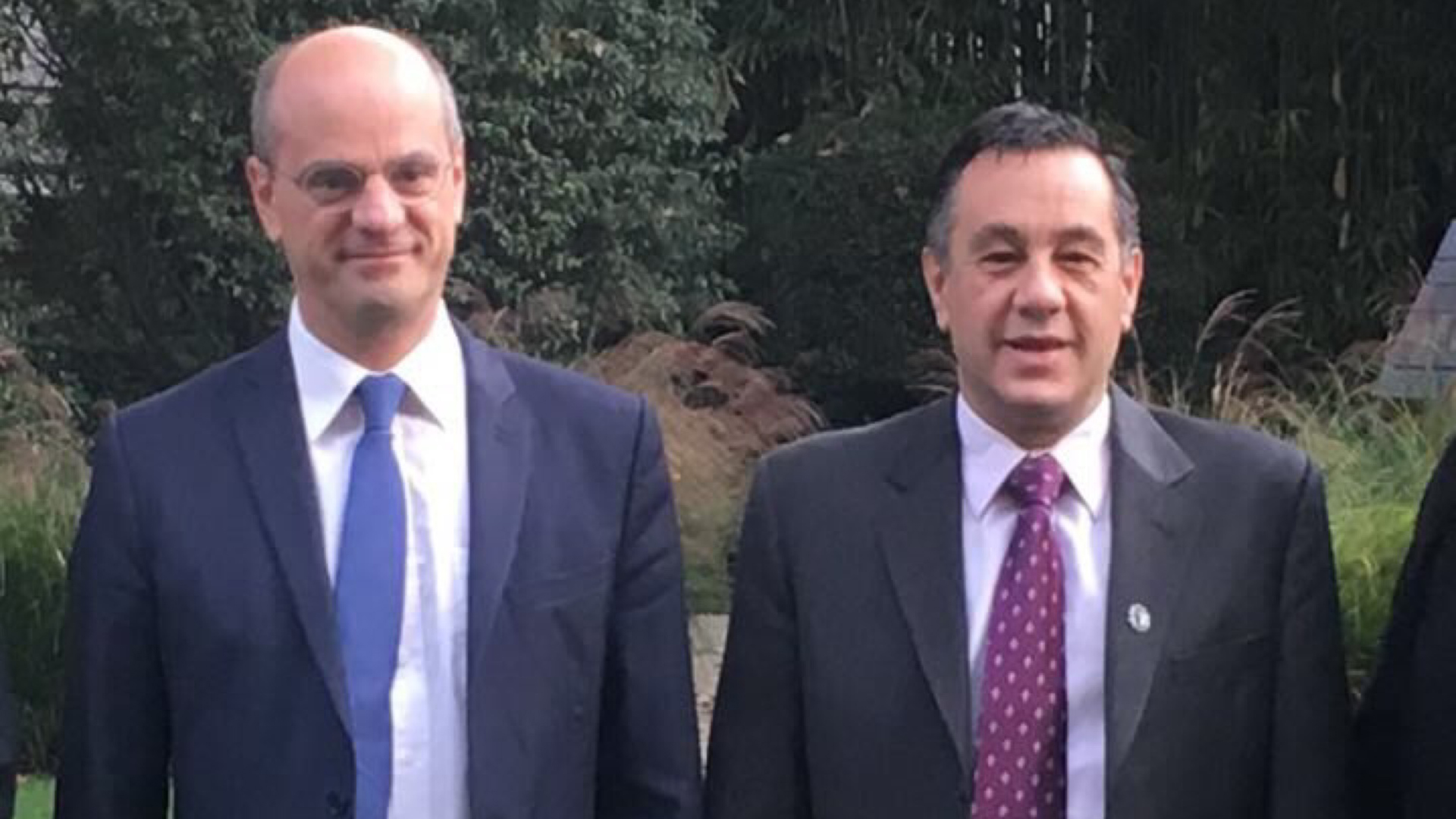 Jean-Michael Blaquer junto a Alejandro Finocchiaro