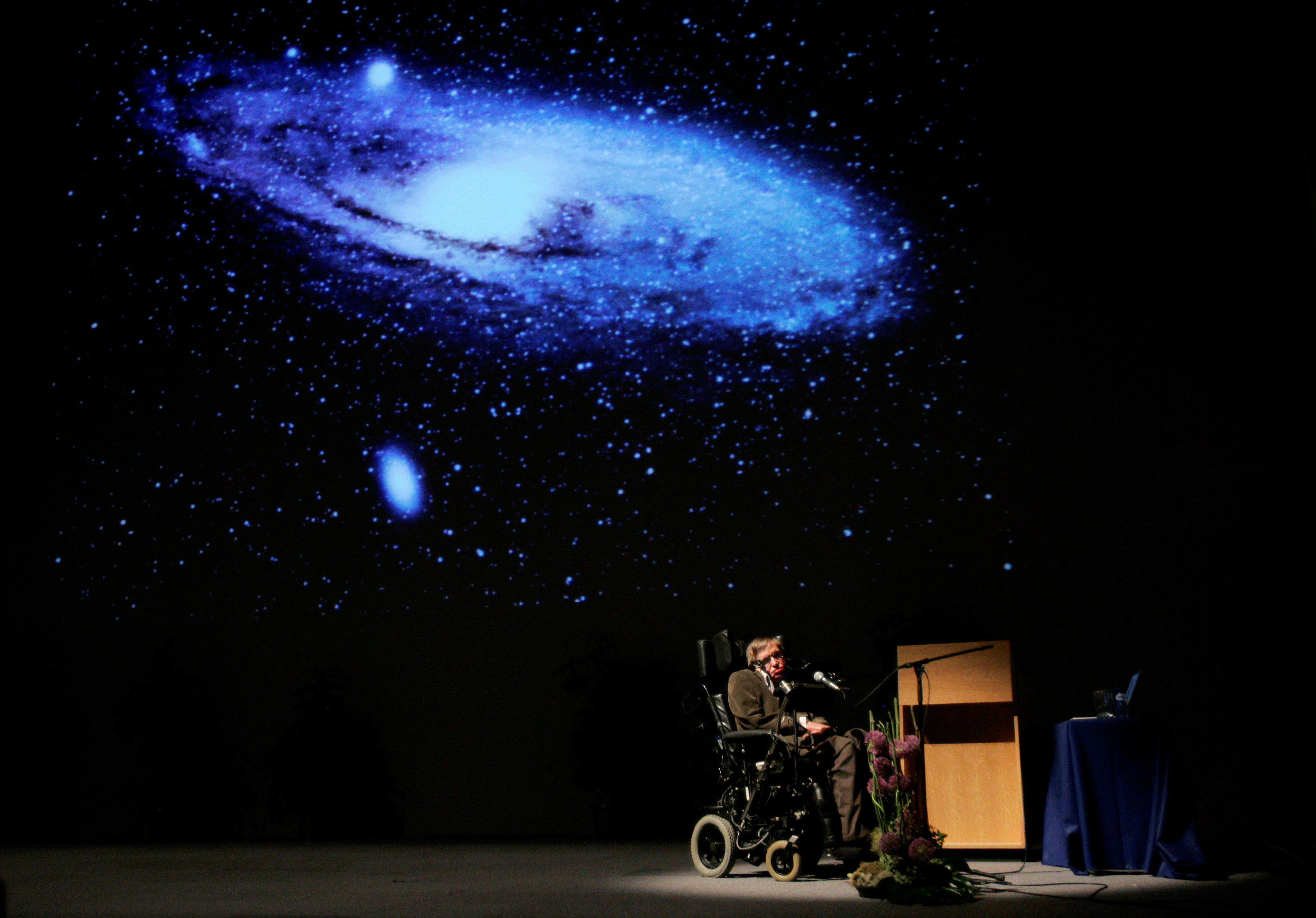 Hawking durante una conferencia en 2007 (REUTERS/Francois Lenoir/archivo)