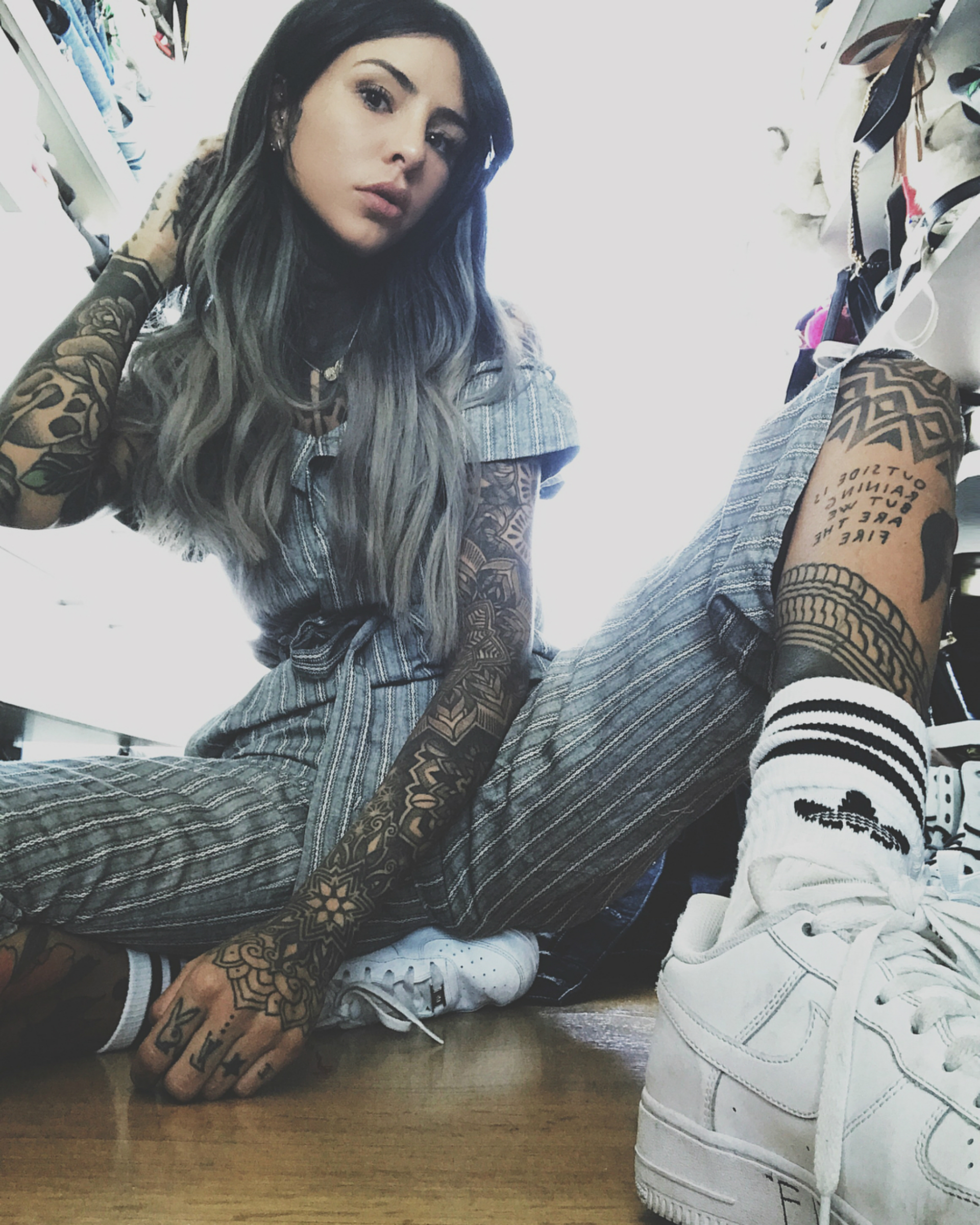 Candelaria Tinelli se cambió el look: se hizo unas mechas grises. Este color es una tendencia que se puso de moda (Instagram)