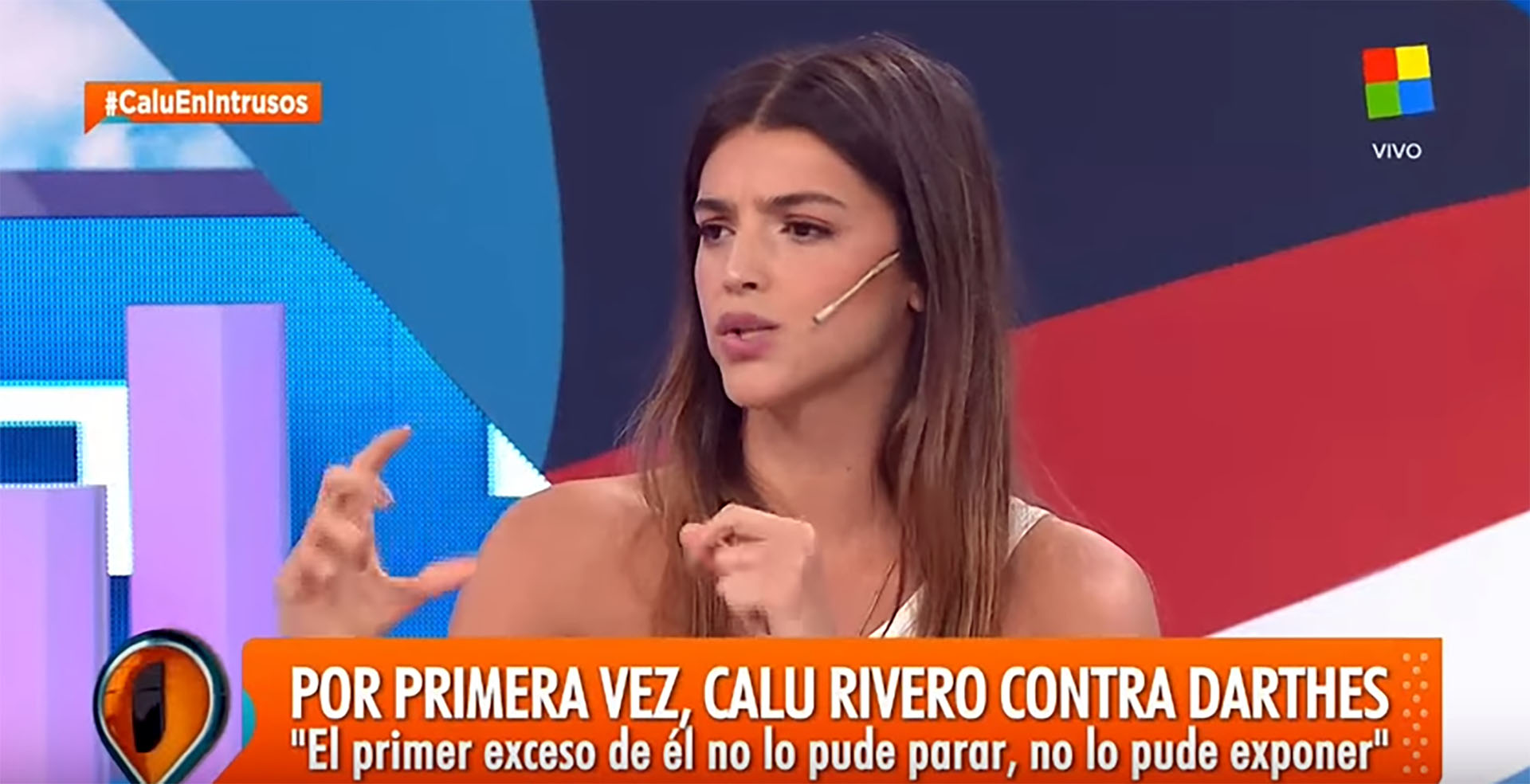 Calu Rivero habló en “Intrusos” sobre los supuestos excesos de Juan Darthés, su ex compañero de “Dulce amor”: “Le dije que me estaba haciendo mal y que lloraba”