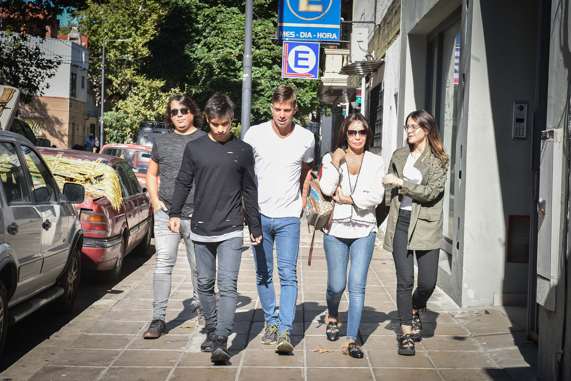 La hija y los nietos del actor