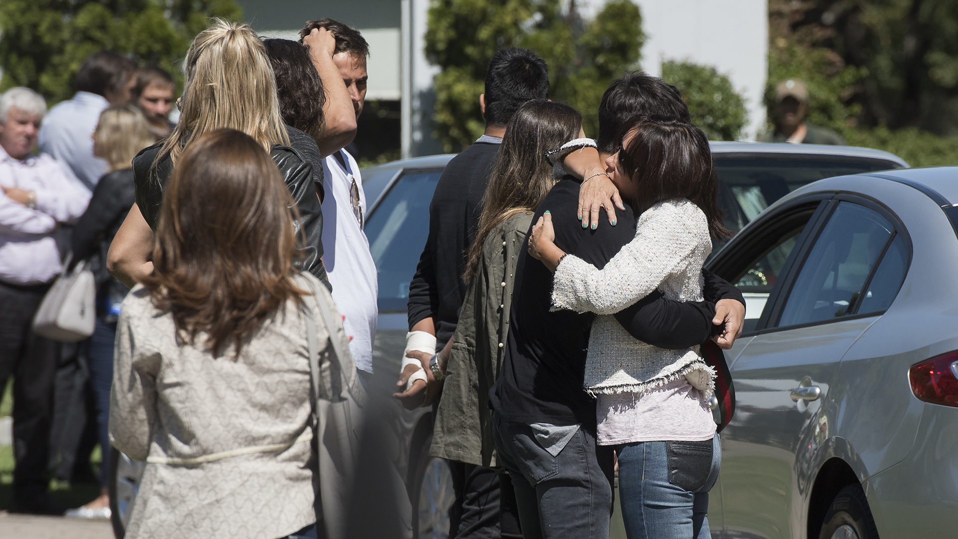 Familiares y amigos despidieron al humorista