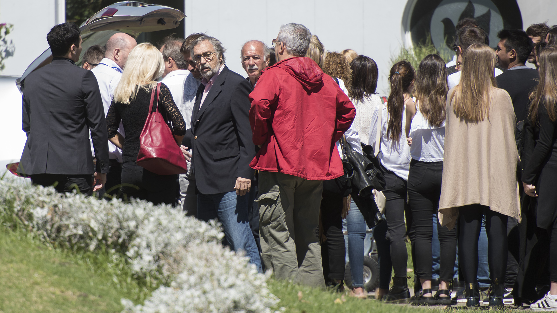 Las fotos del entierro de Emilio Disi en el cementerio Jardín de Paz de Pilar (Adrian Escandar)