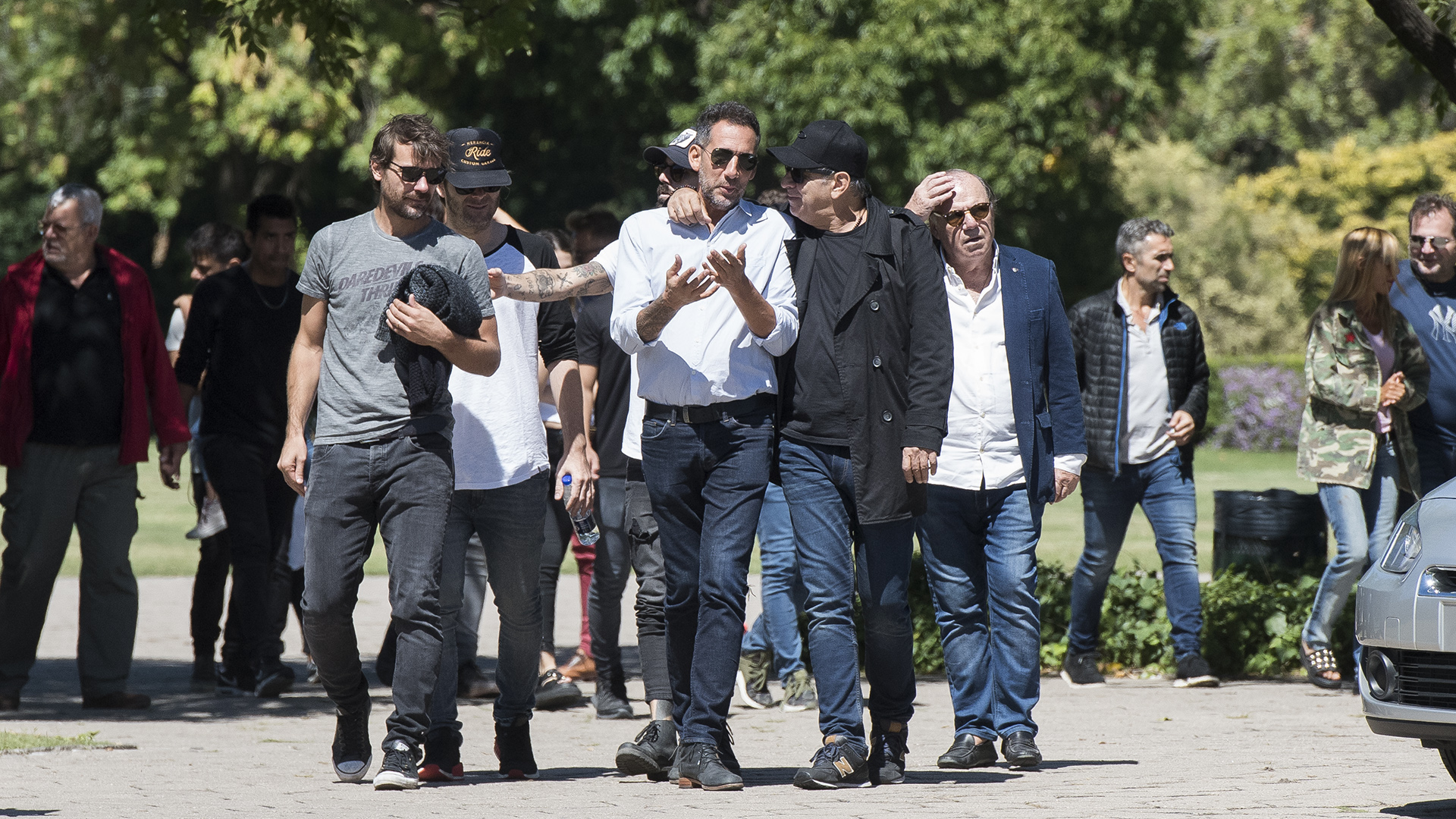 Pedro Alfonso, Benjamín Amadeo, Ezequiel Corbo y Miguel Ángel Rodríguez, conmovidos por la muerte del querido humorista