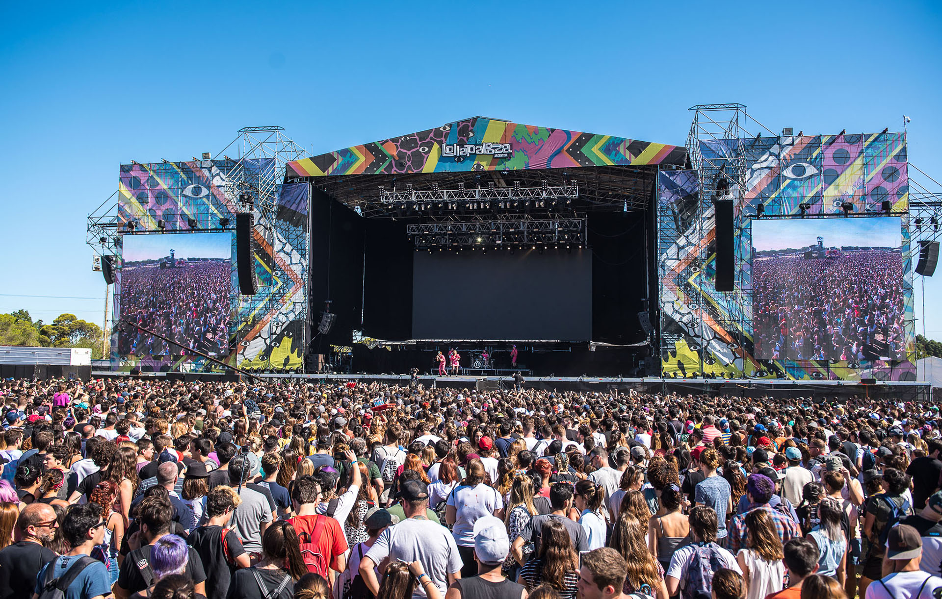 Uno de los escenarios del Lollapalooza 2018