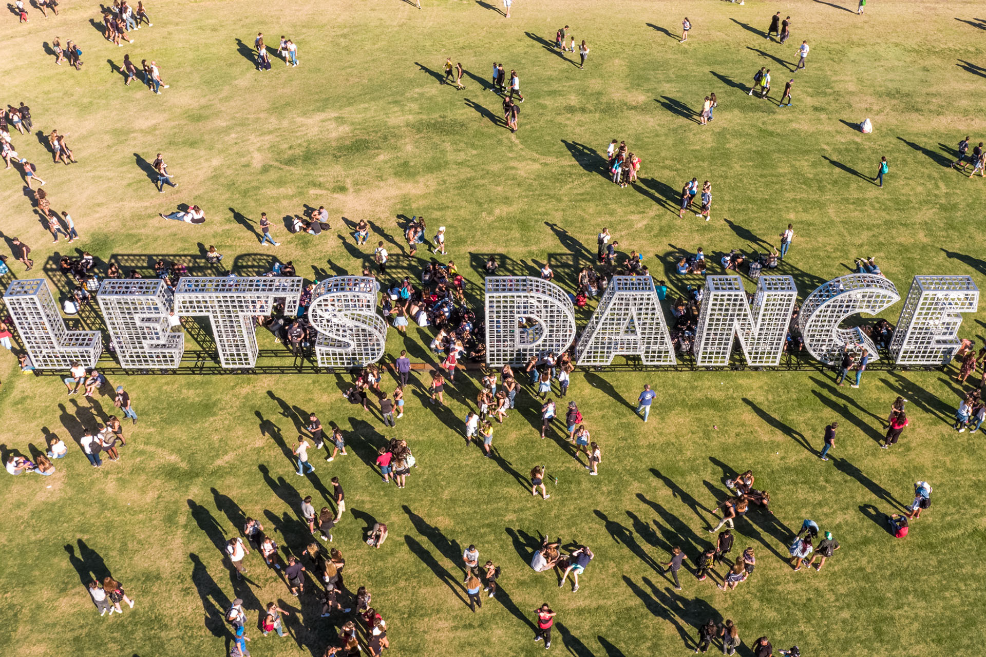 El campo del Hpódromo de San Isidro en el Lollapalooza 2018