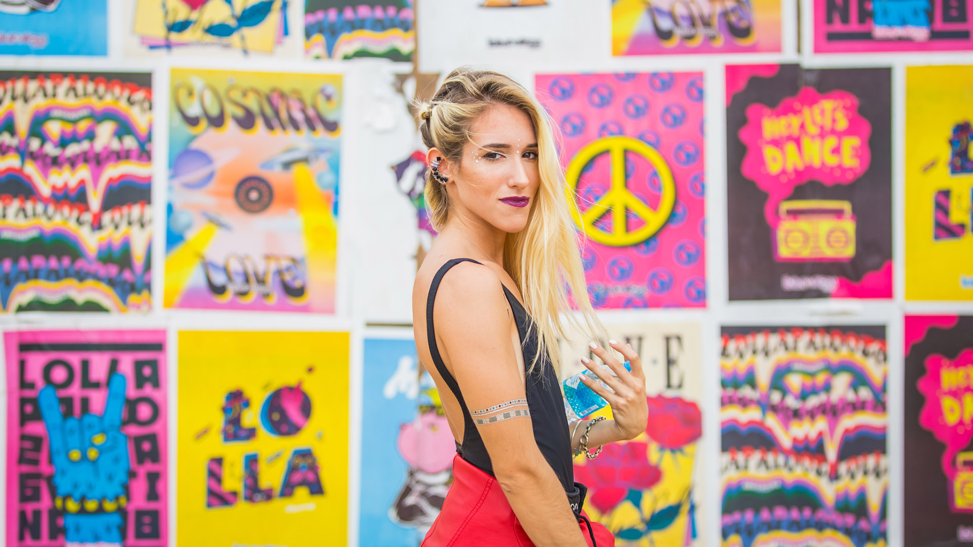 Mucho color en el Lollapalooza