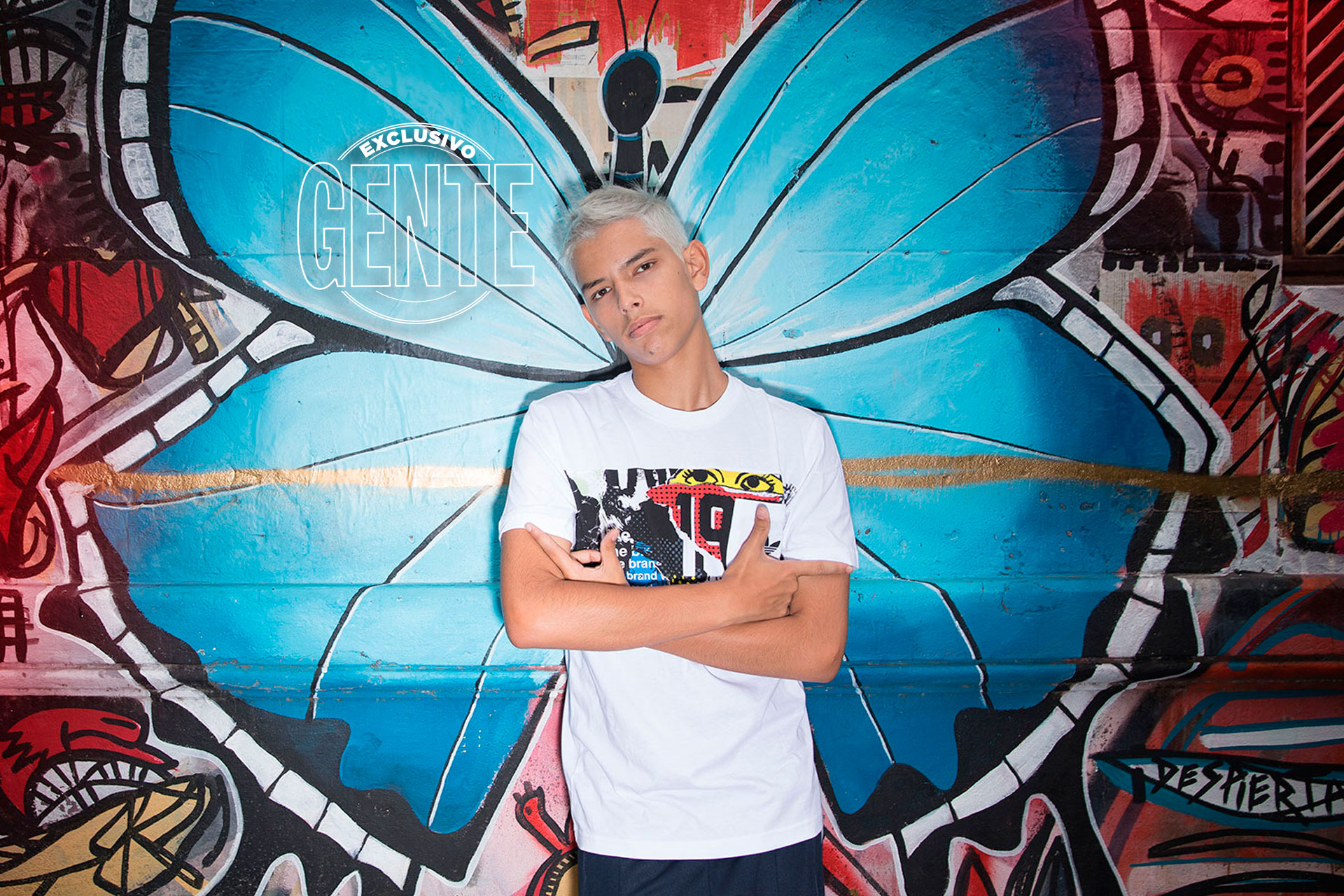 Chyno Agostini acaba de debutar sobre los escenarios haciendo trap, un género musical que viene pisando fuerte. (Foto Christian Beliera/GENTE)
