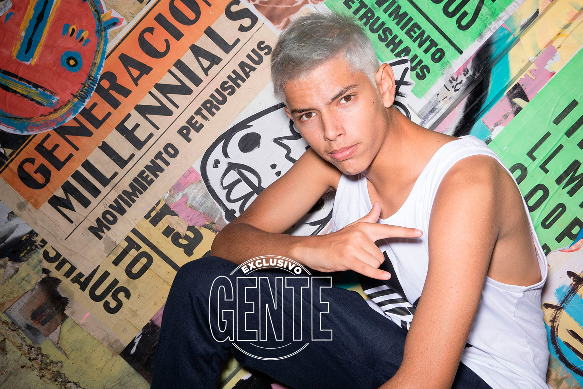 Chyno sostiene que quiere demostrarle a su papá, Daniel Agostinni, que su talento con la música es real y duradero. (Foto Christian Beliera/GENTE)