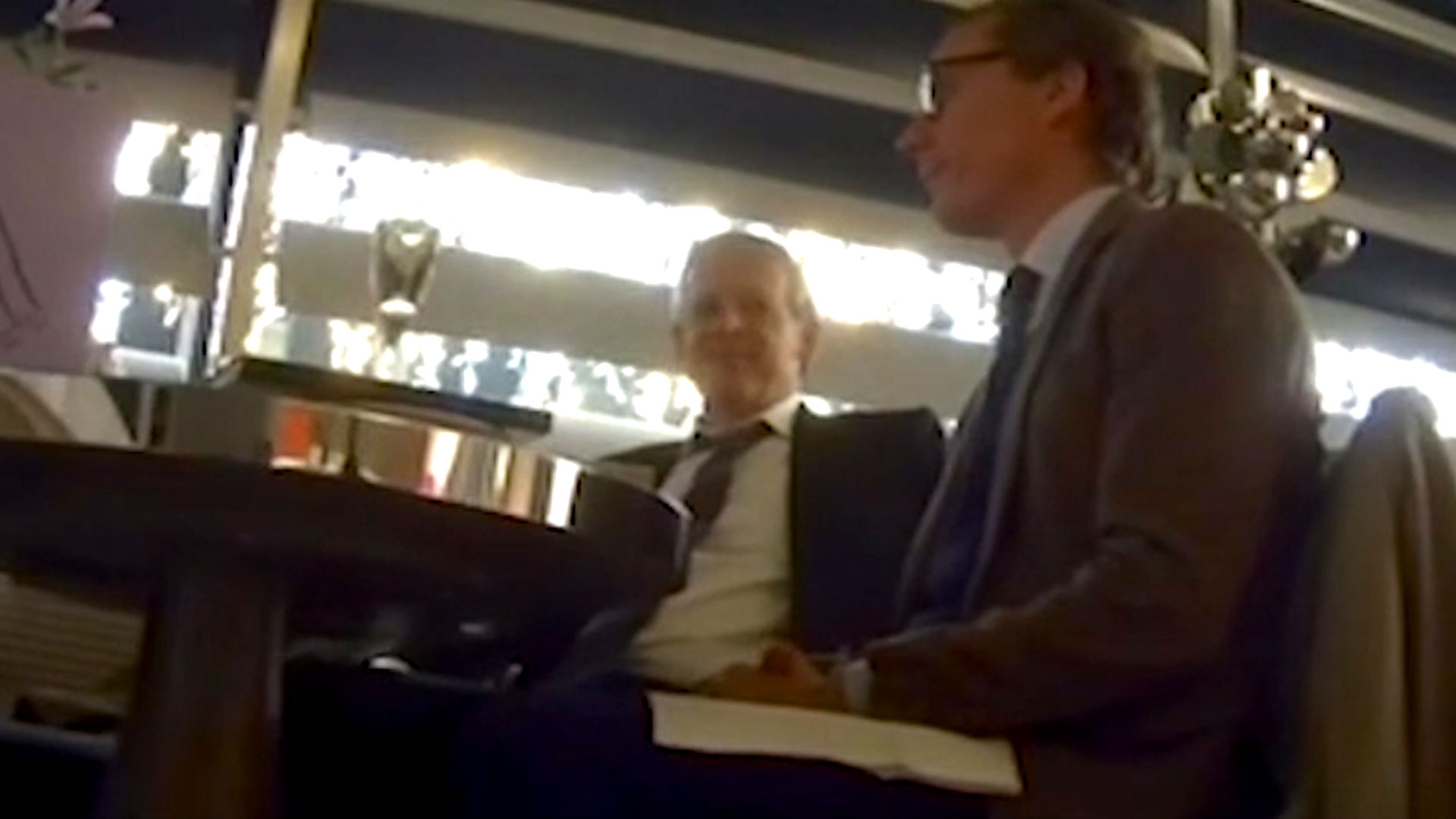 Imagen de la cámara oculta a los directivos de Cambridge Analytica