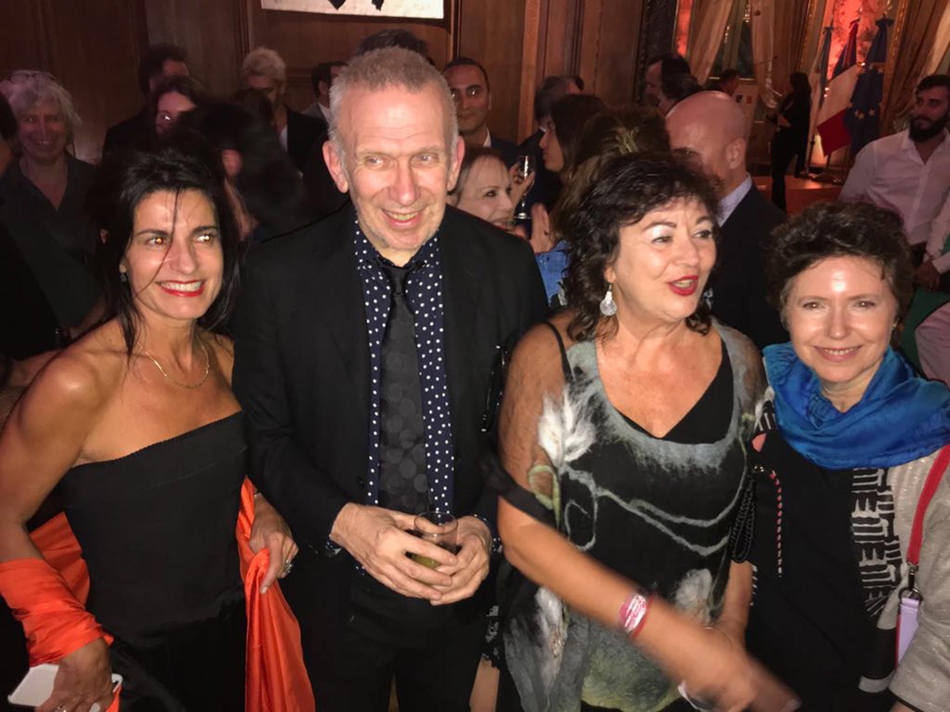 Mónica Orlando, Gaultier, Diana Saiegh y Margarita Melo