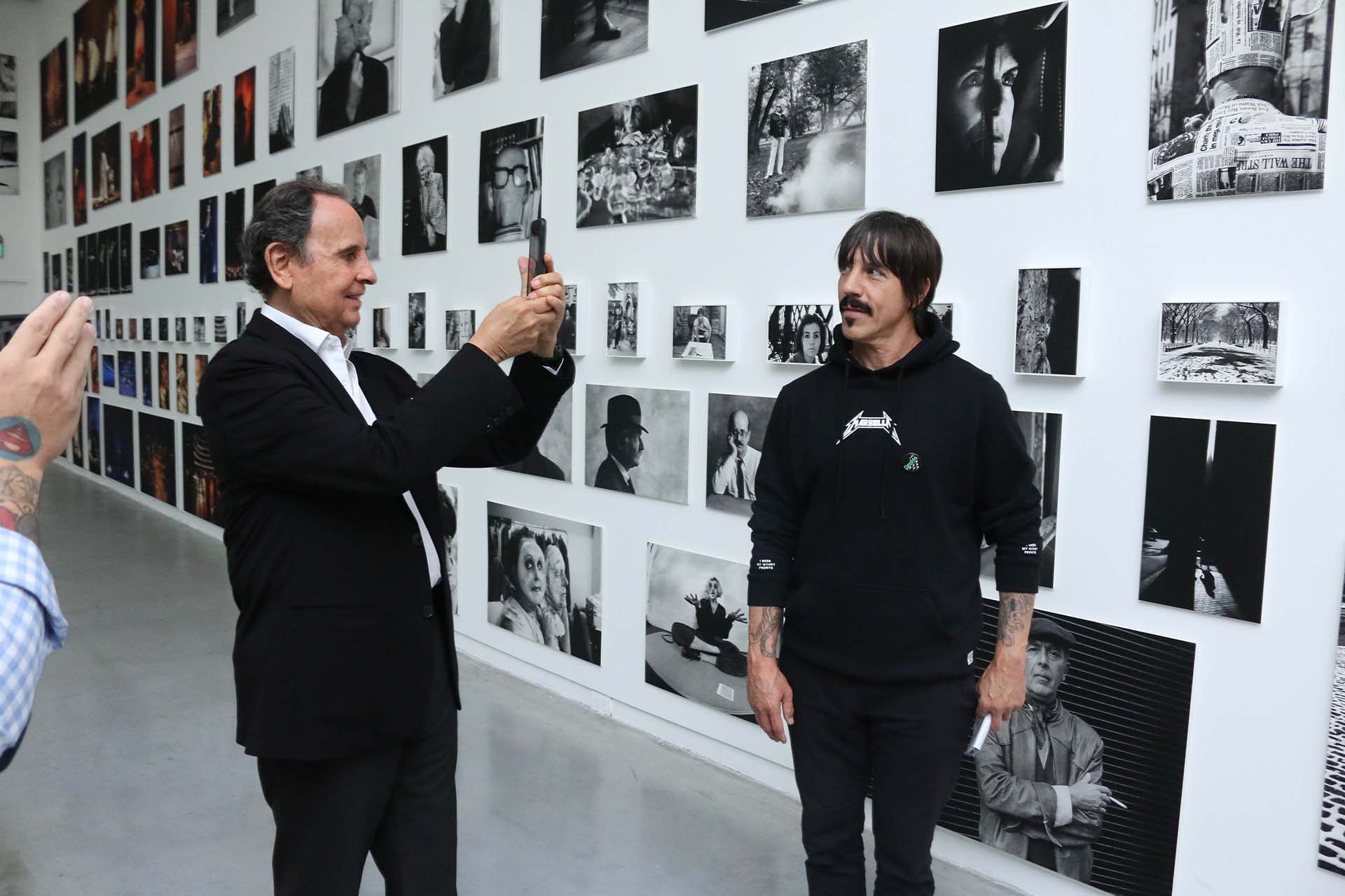 Aldo Sessa y Anthony Kiedis, líder de los Red Hot Chili Peppers