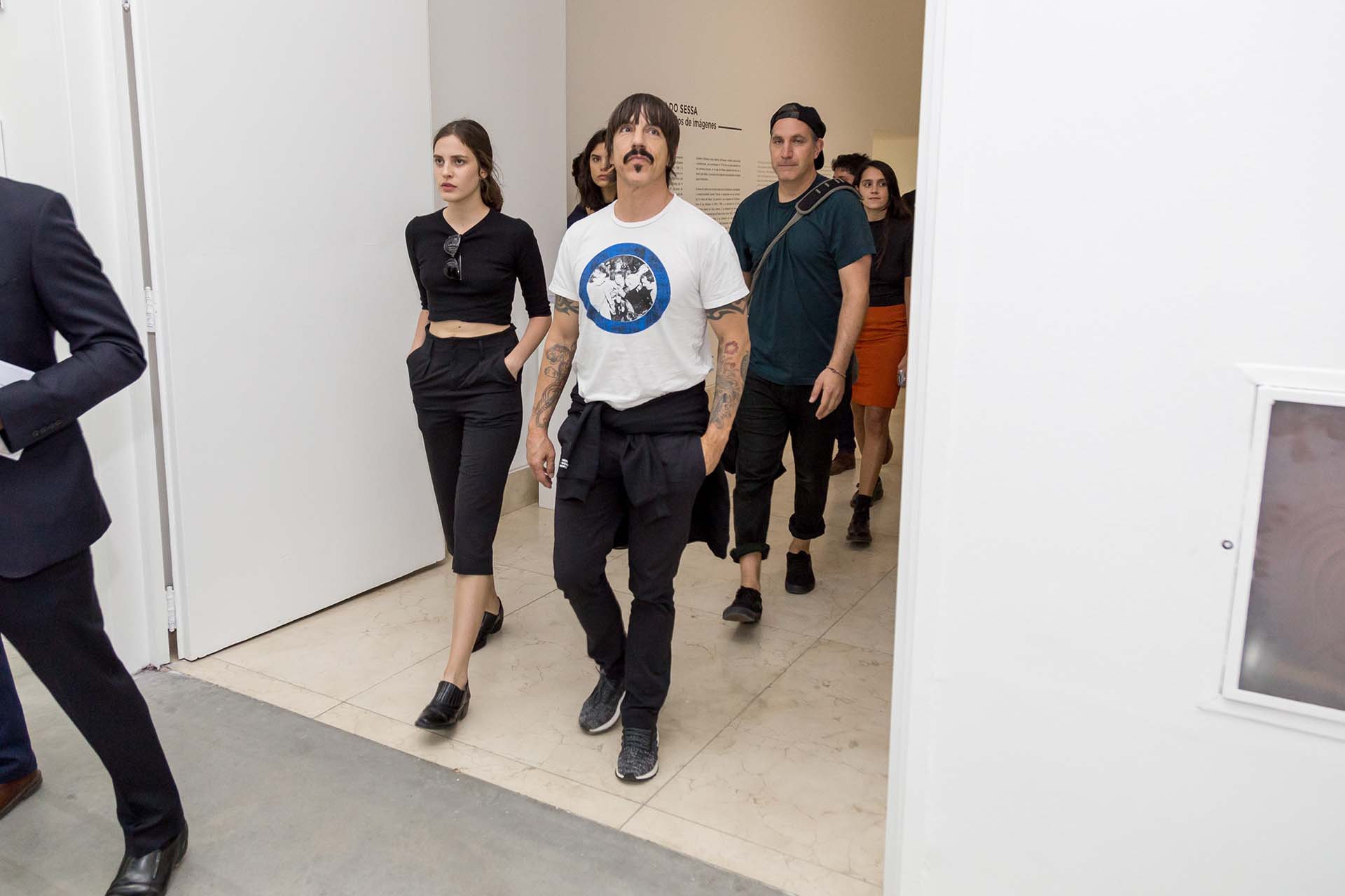 Anthony Kiedis quedó fascinado con los trabajos de Aldo Sessa