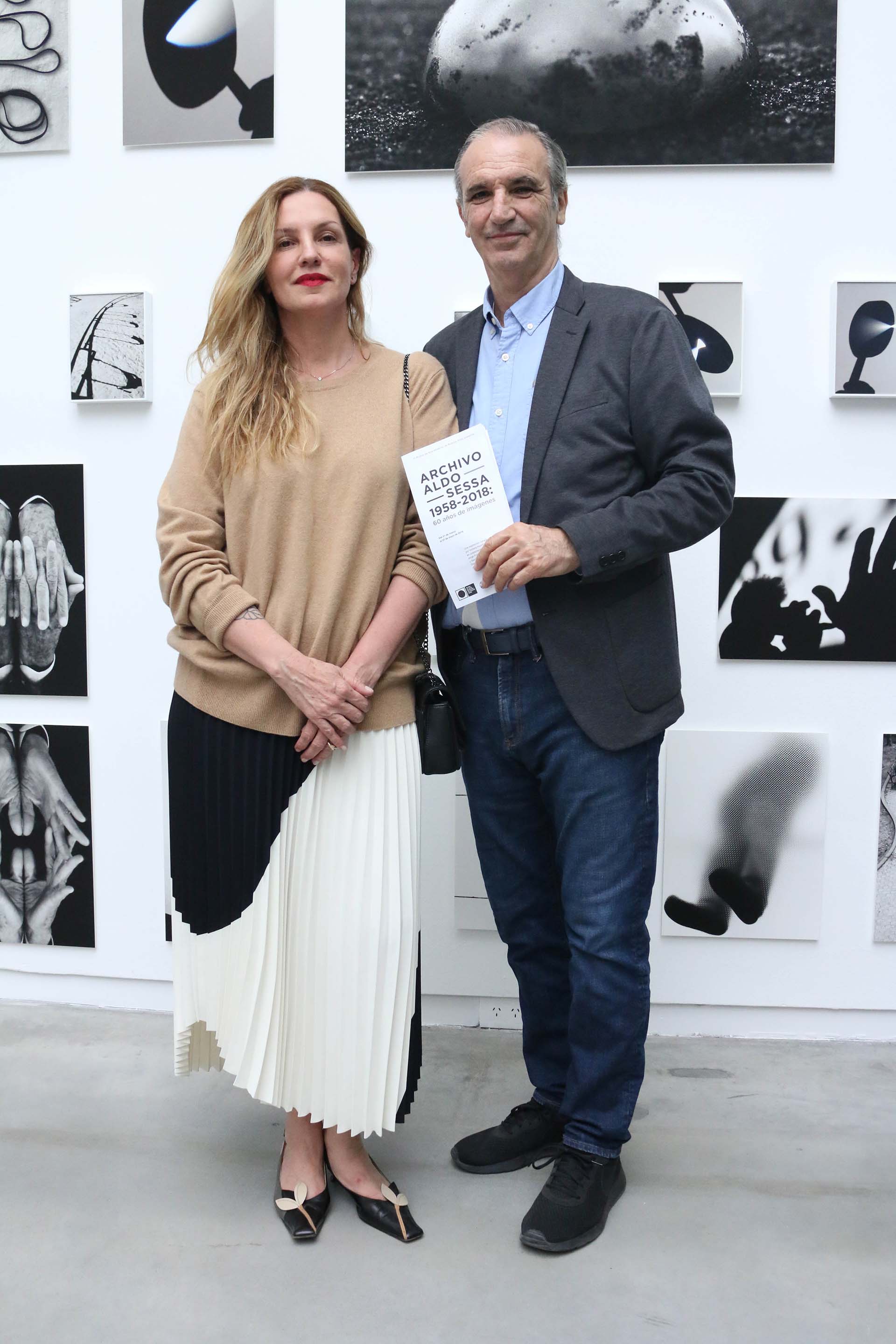 Paula Iorio, curadora de museos, y el arquitecto Alejandro Corres