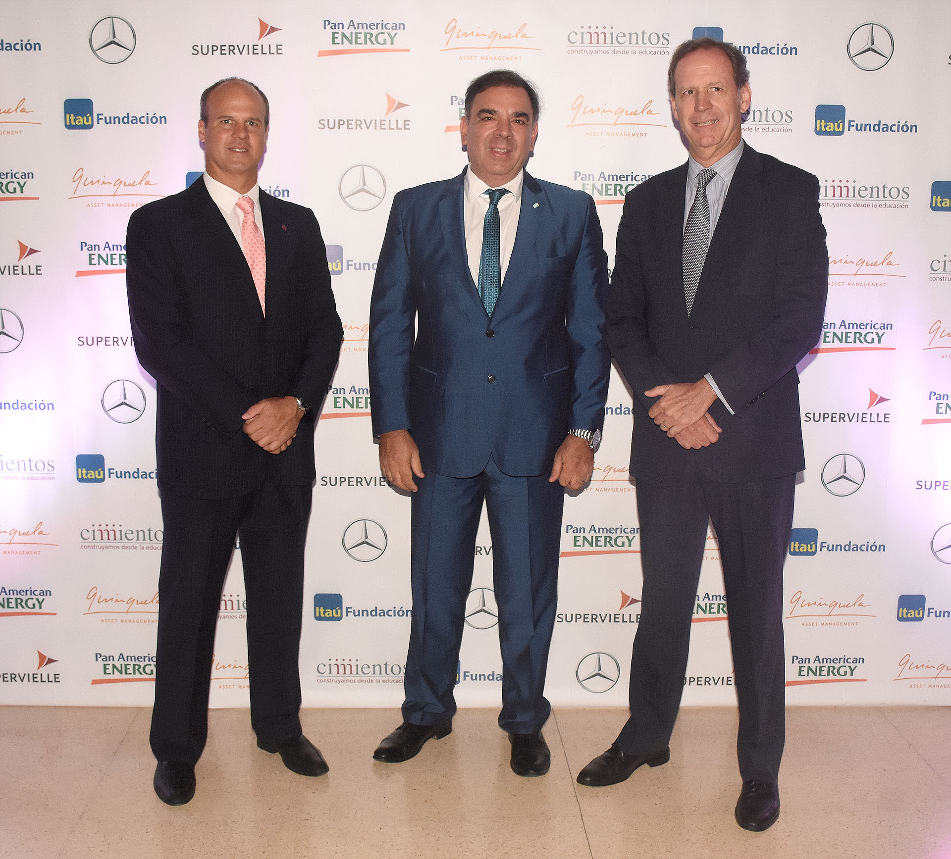 Marcelo Miniati, Luis Otero y Miguel Blaquier